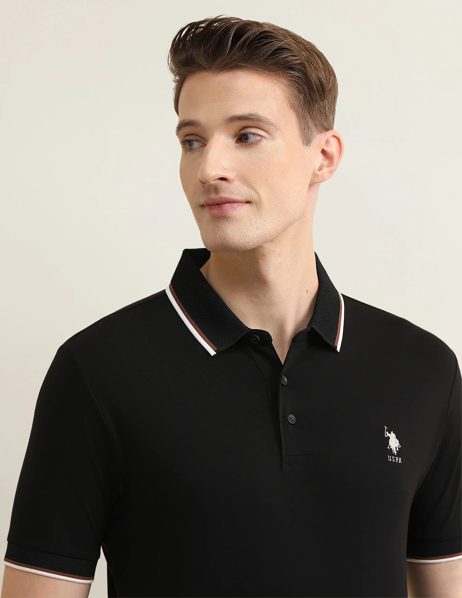 Solid Sotogrande Slim Fit Polo Shirt - Image 7
