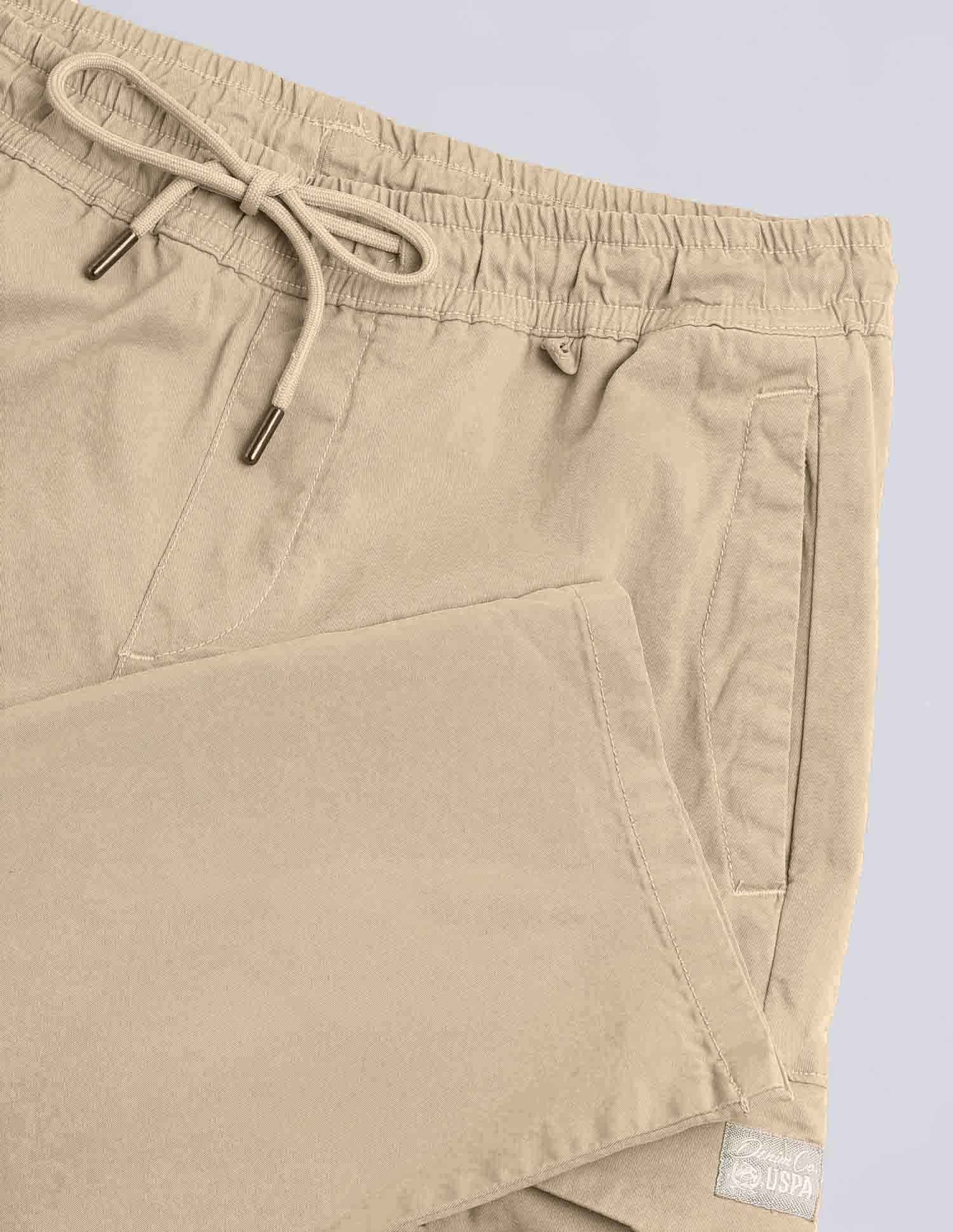 Solid Straight Fit Cargos - Image 2
