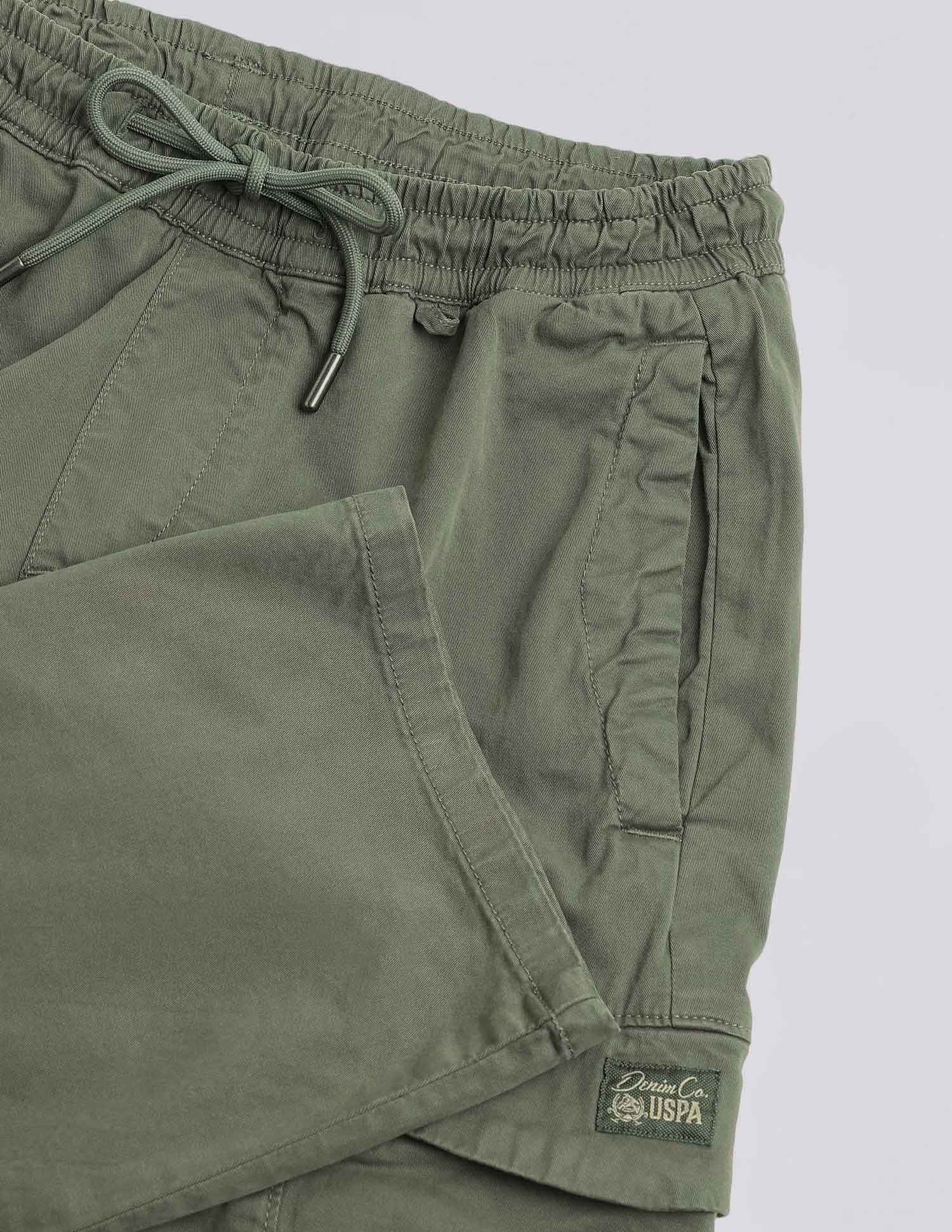 Solid Straight Fit Cargos - Image 2