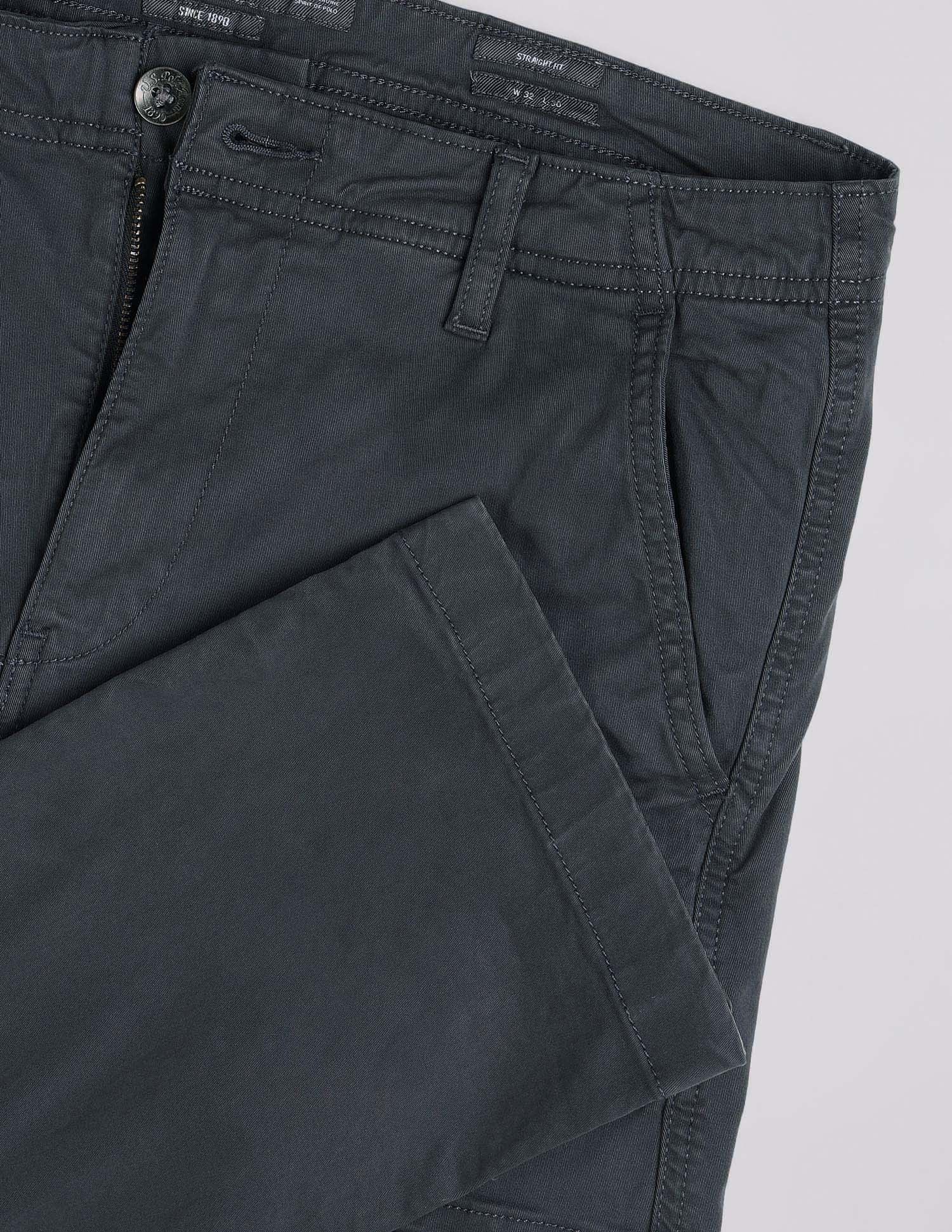 Solid Straight Fit Cargos - Image 2