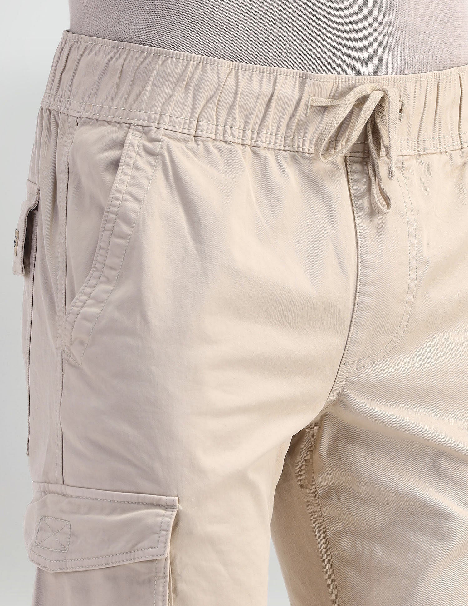 Solid Straight Fit Trousers - Image 7