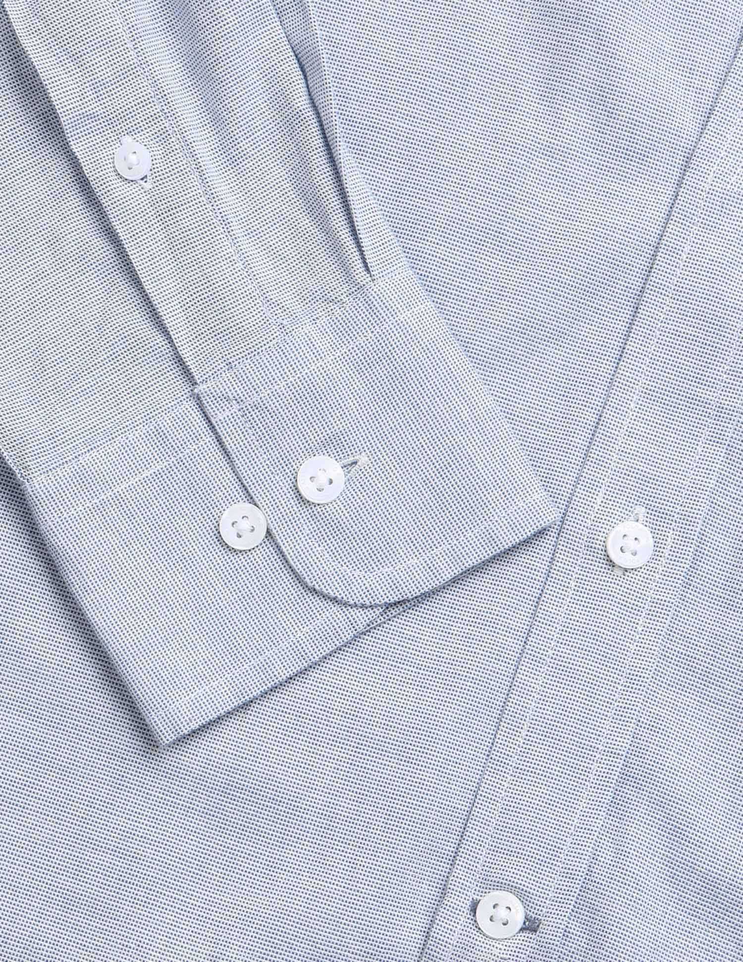 Solid Stripe Detail Regular Fit Shirt - Image 8