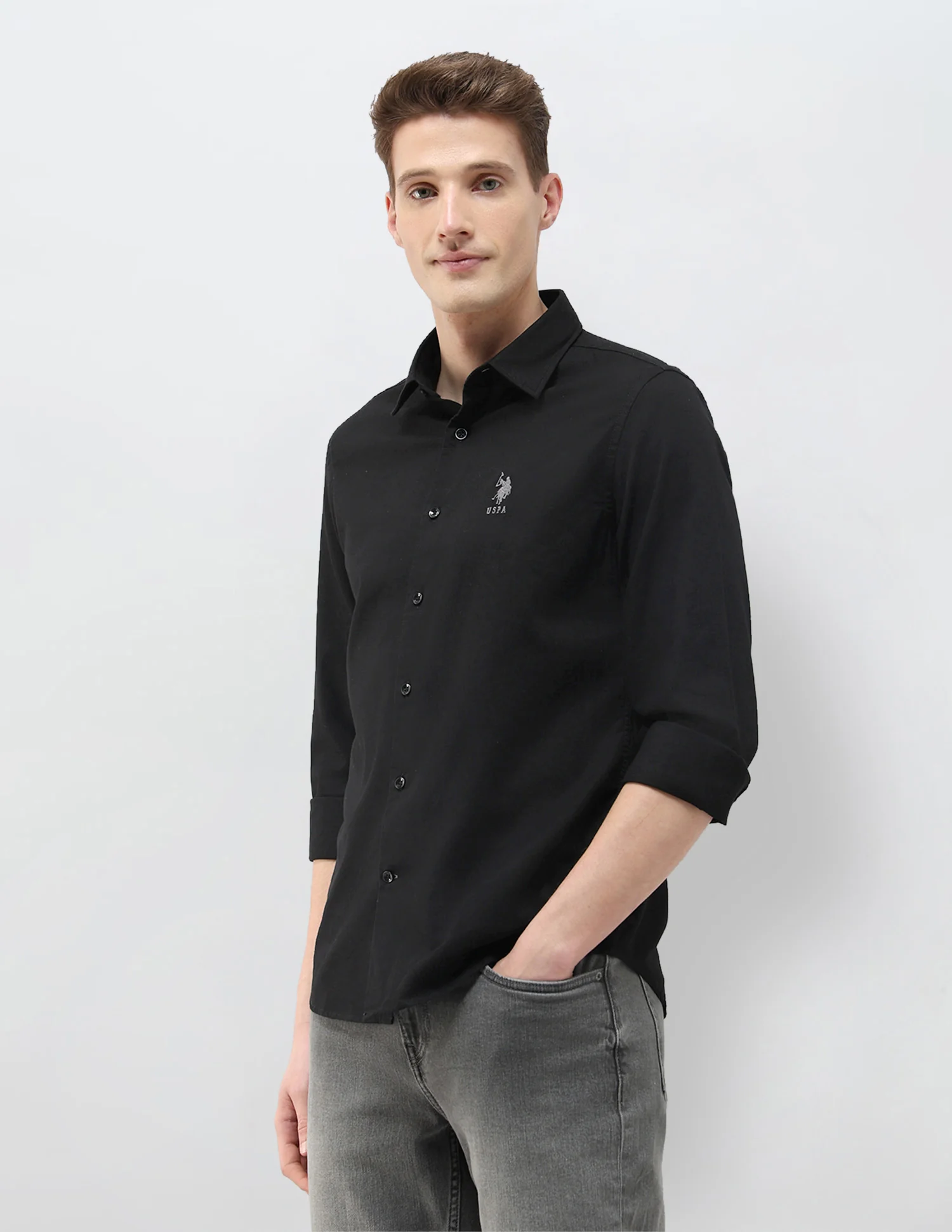 Solid Summer House Regular Fit Shirt - Image 4