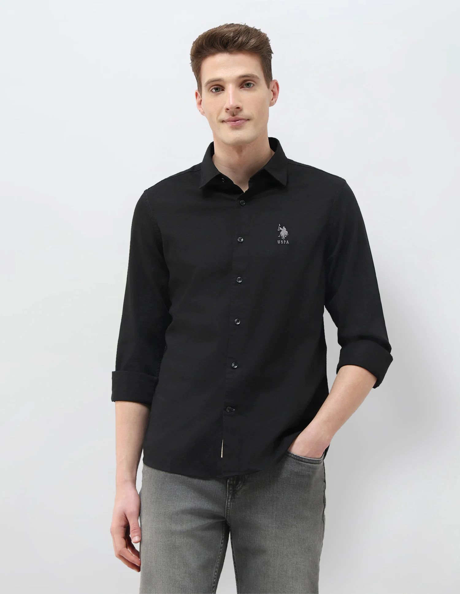 Solid Summer House Regular Fit Shirt - Image 6