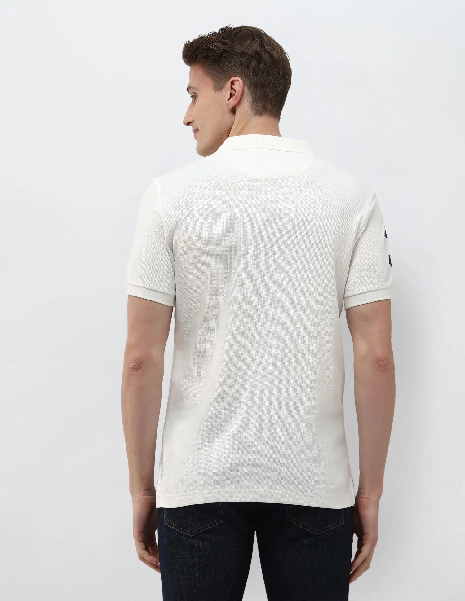 Solid Summer House Slim Fit Polo Shirt - Image 5