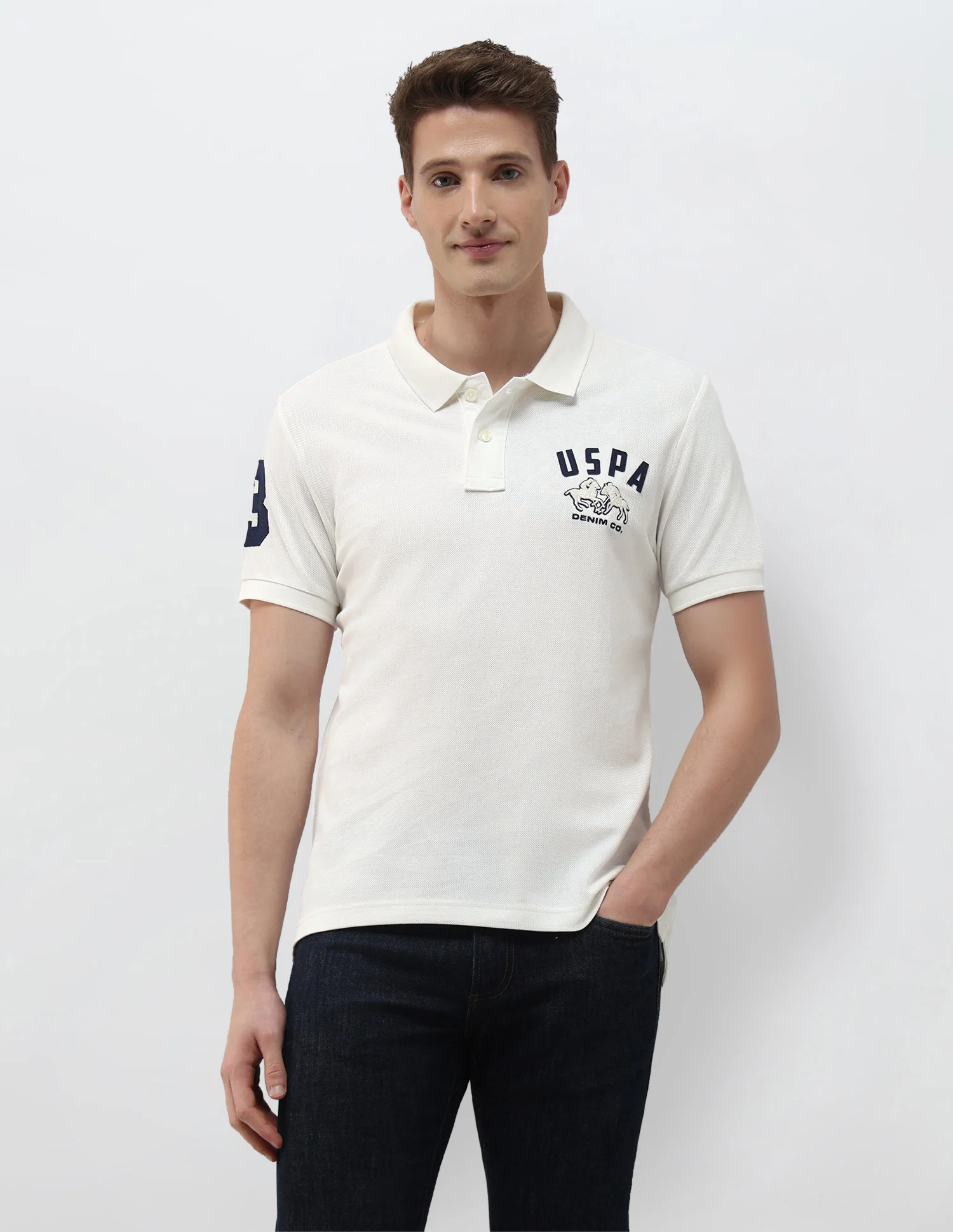 Solid Summer House Slim Fit Polo Shirt - Image 6