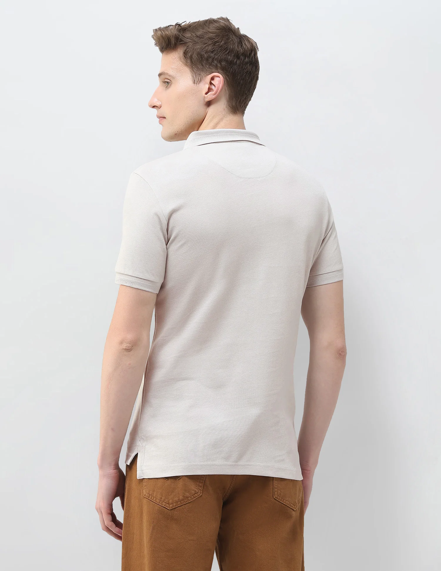Solid Summer House Slim Fit Polo Shirt - Image 5