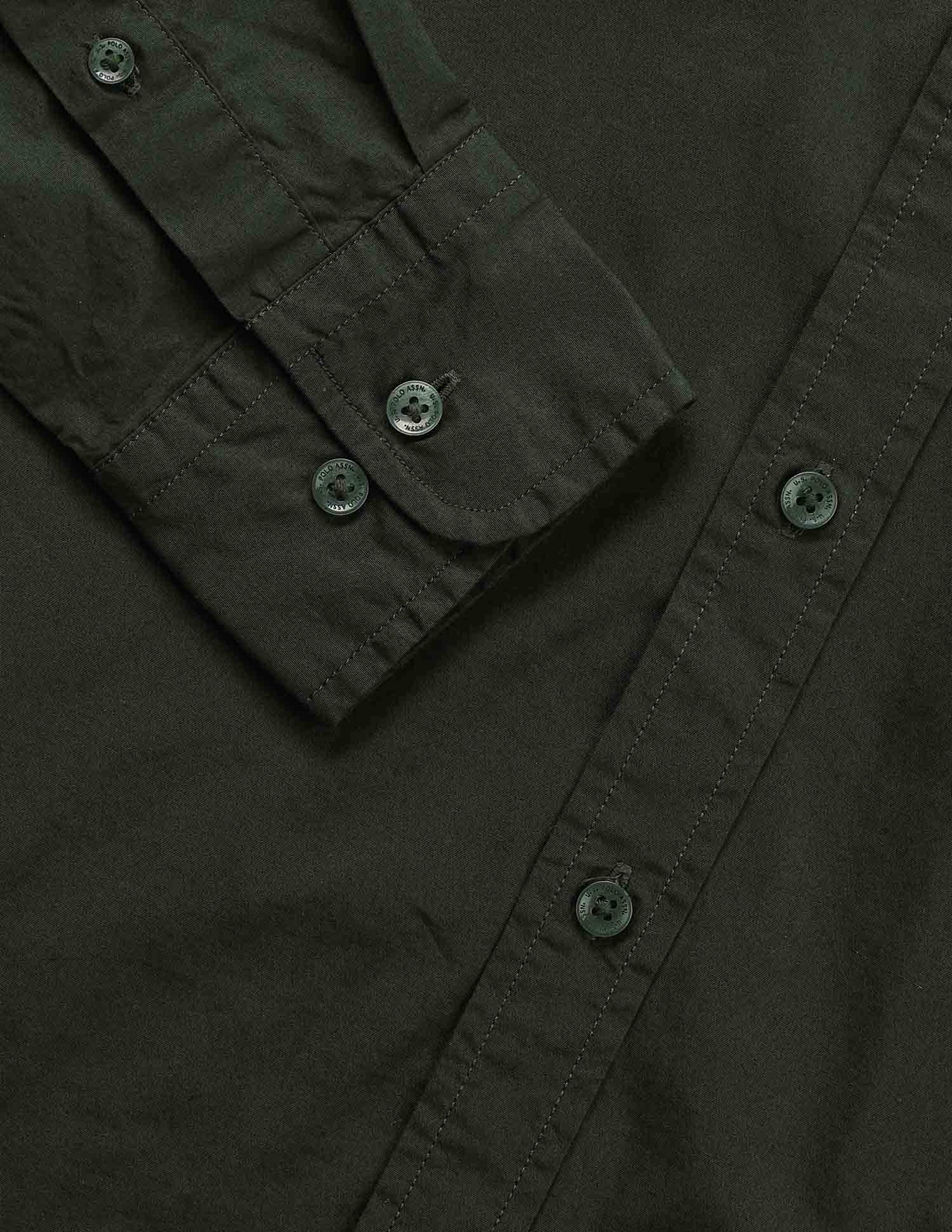 Solid Tailored Fit Regular Shirt - Image 8