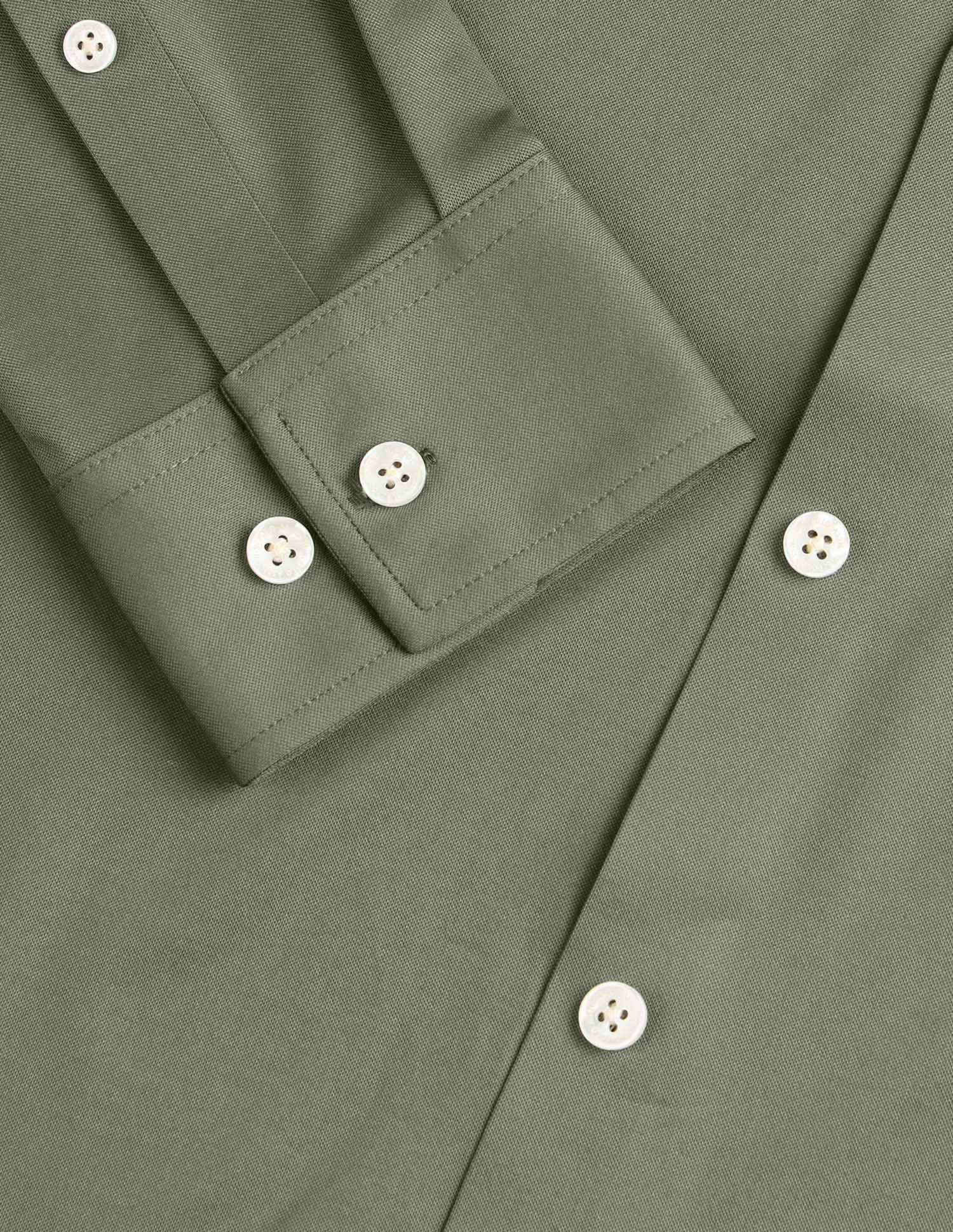 Solid Tailored Fit Shirt - Image 8