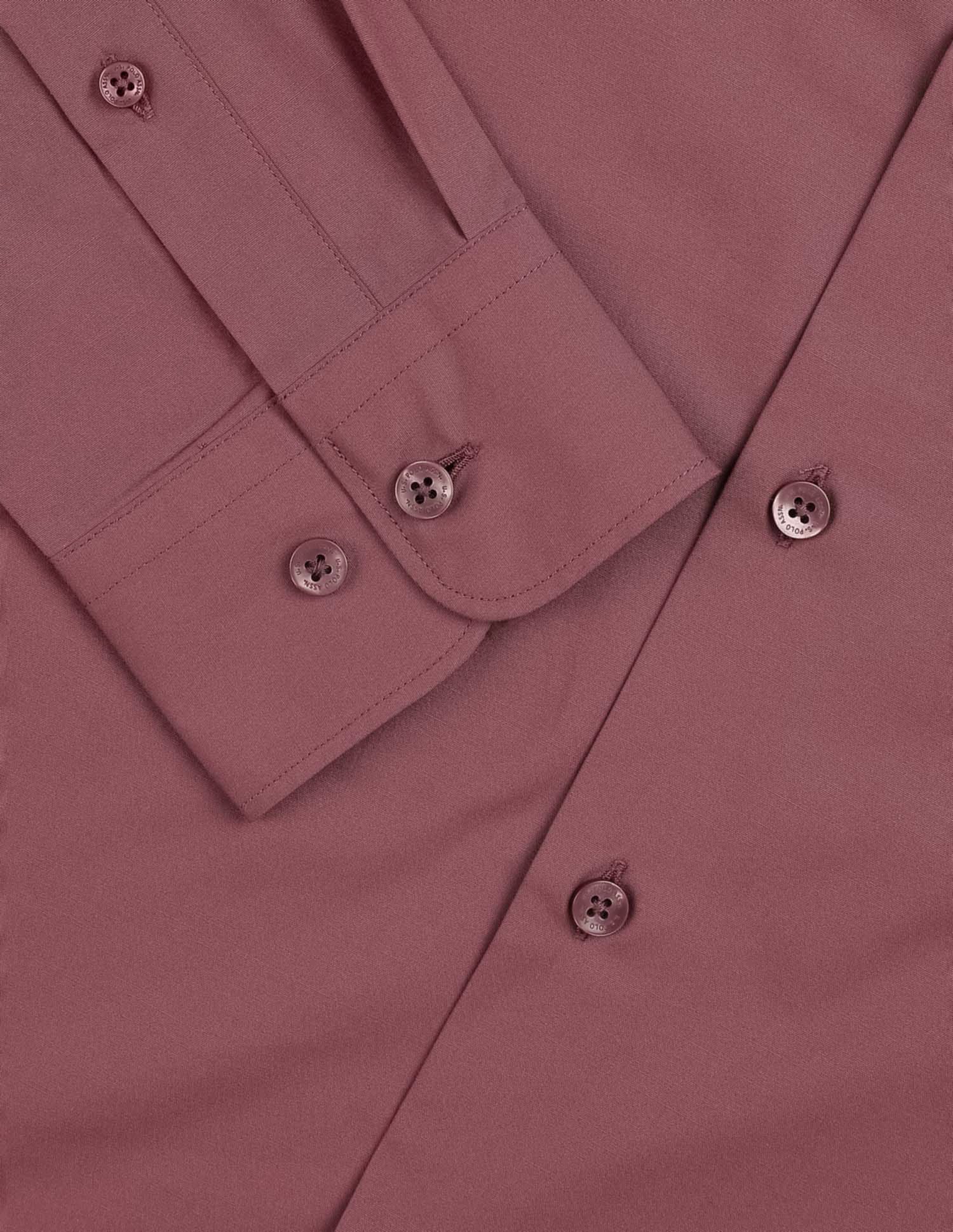 Solid Tailored Fit Shirt - Image 8