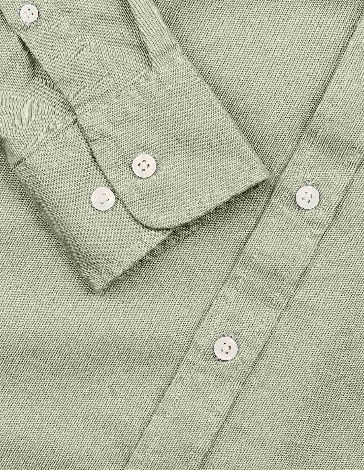 Solid Tailored Fit Shirt - Image 8