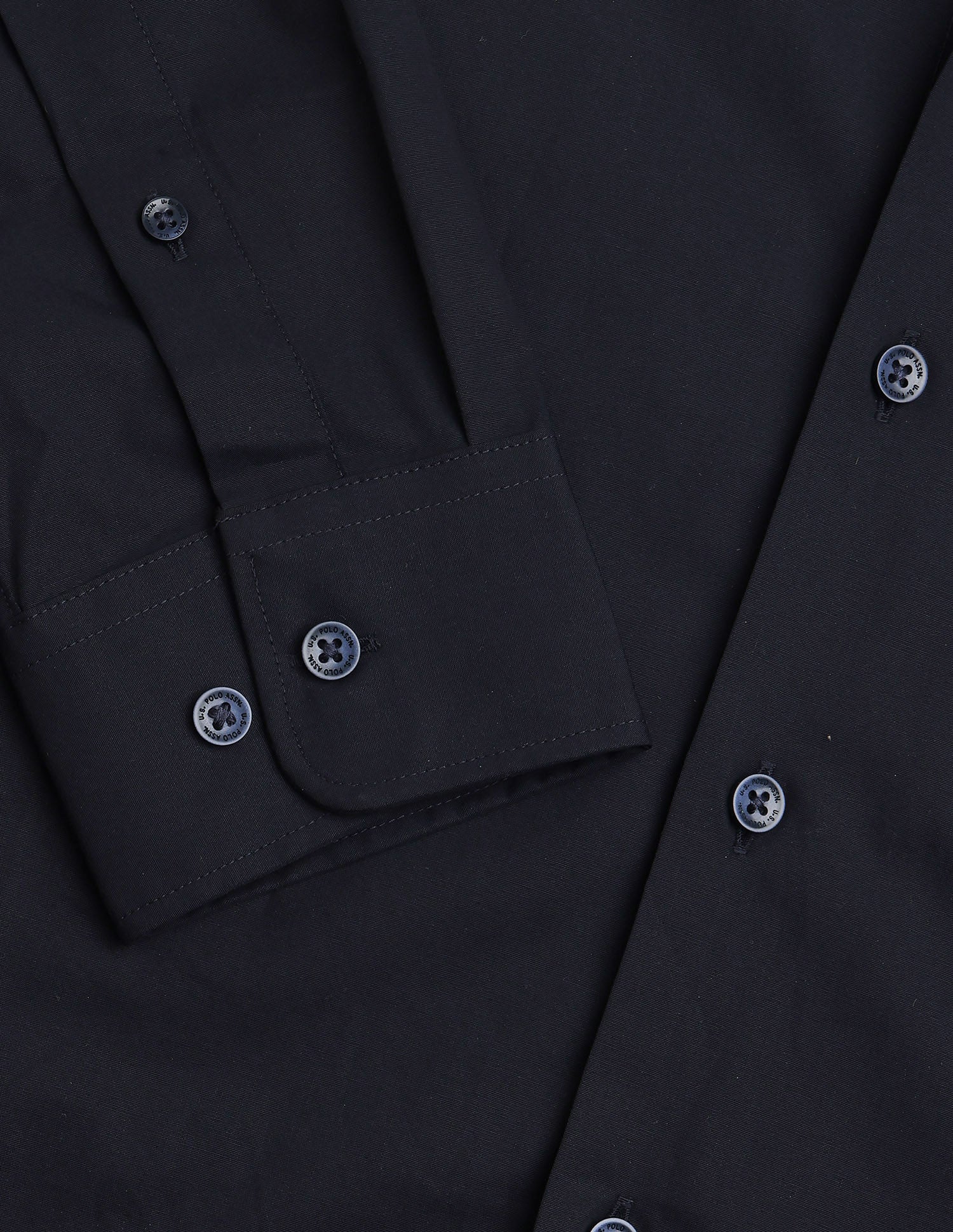 Solid Tailored Fit Shirt - Image 8
