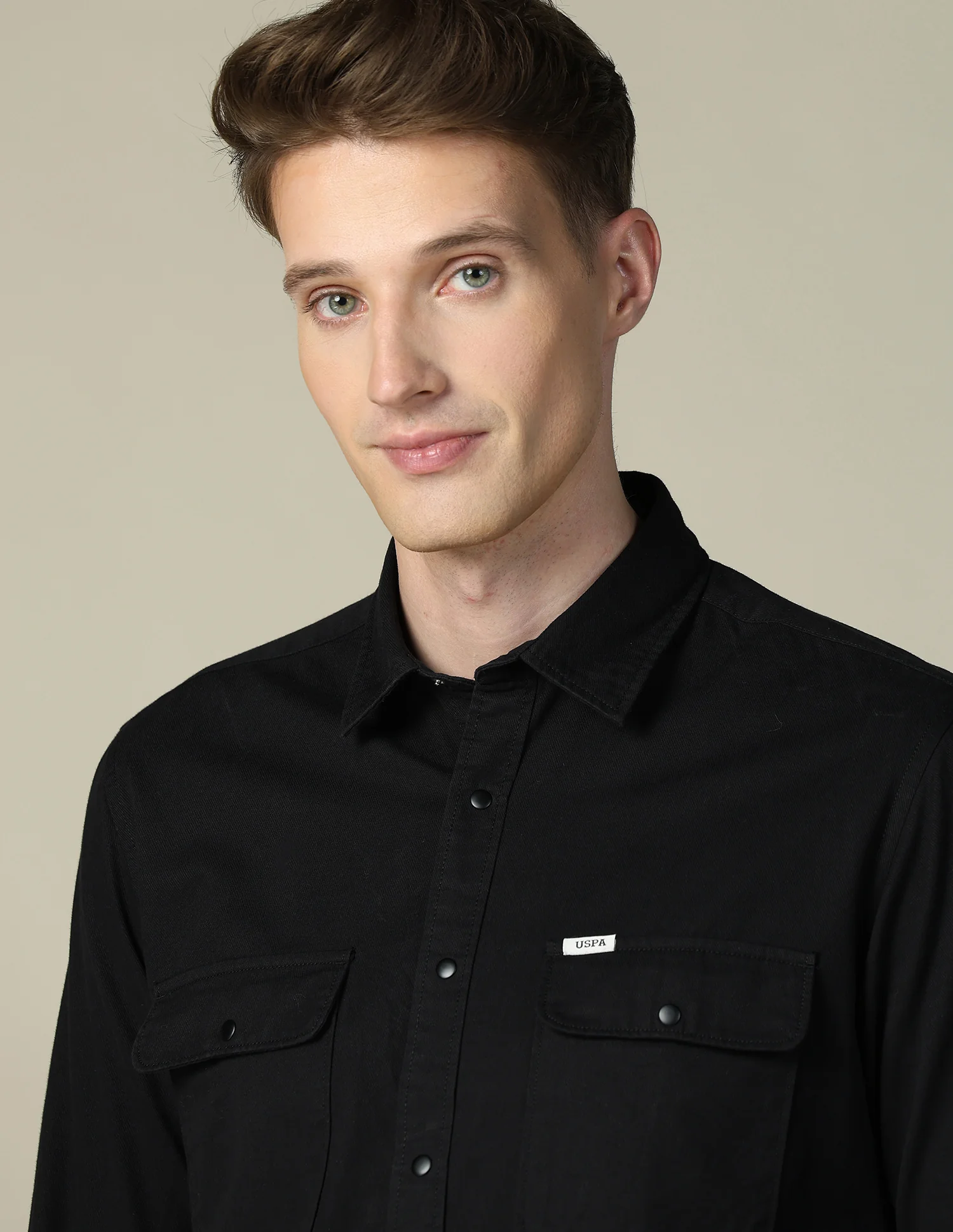 Solid Twill Shacket - Image 7