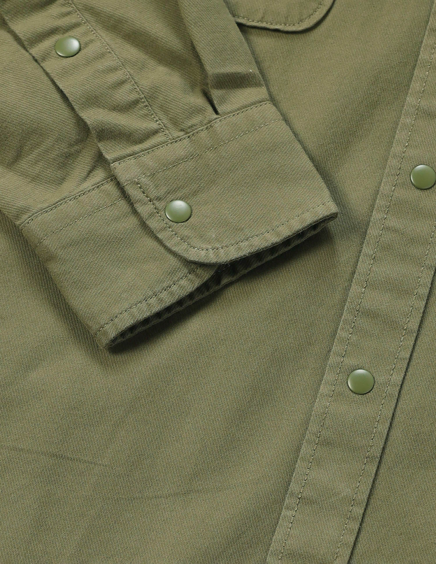 Solid Twill Shacket - Image 8