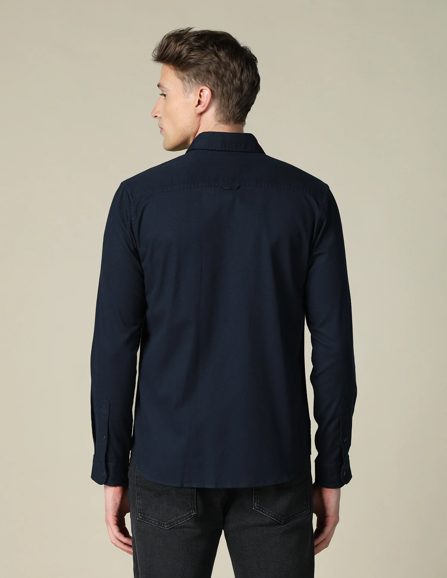 Solid Twill Shacket - Image 5