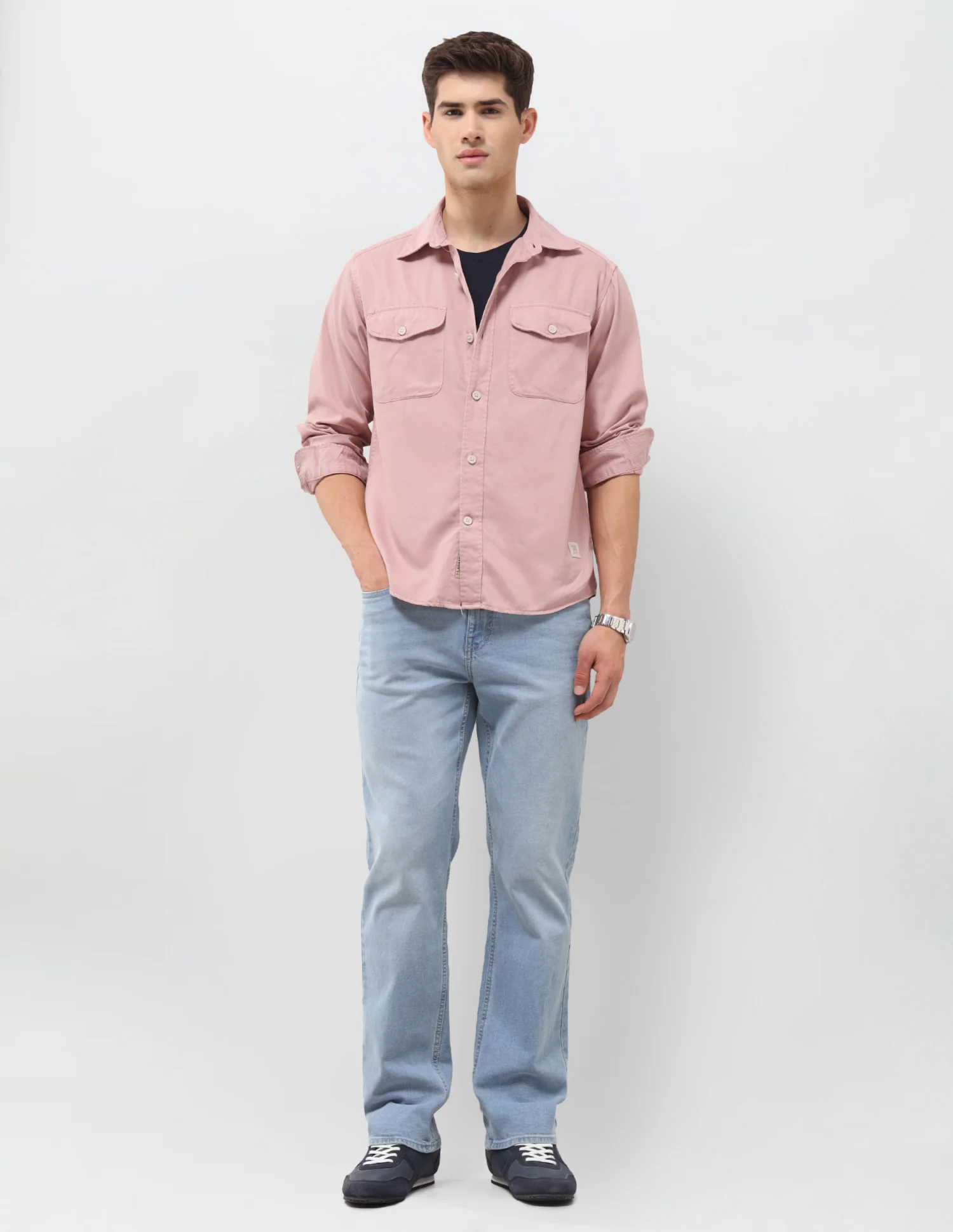 Solid Twill Shirt - Image 3