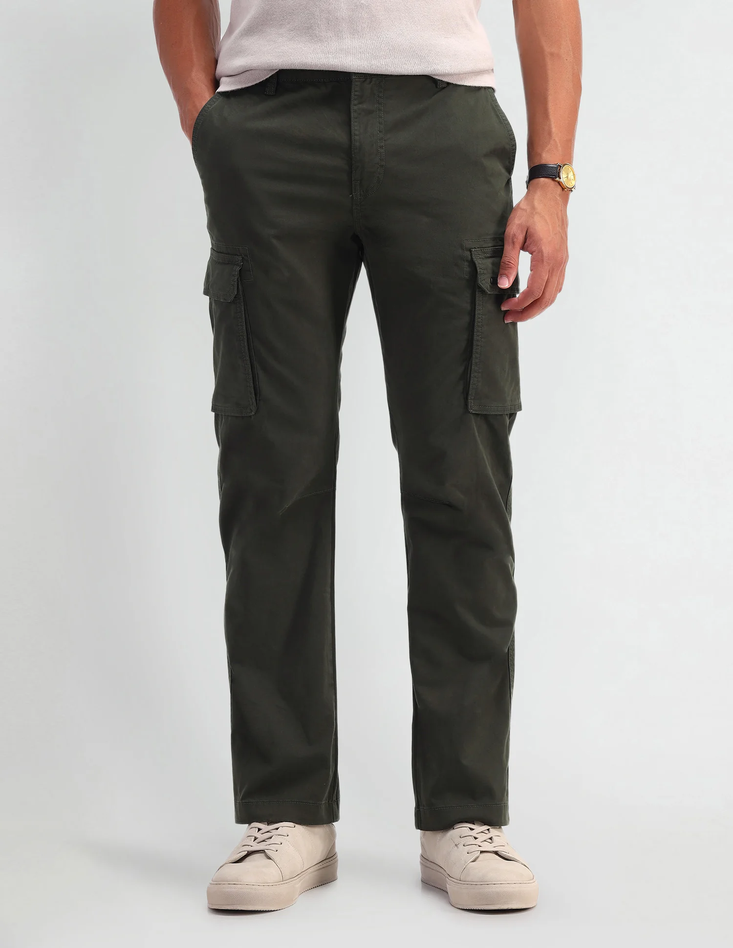 Solid Twill Trousers