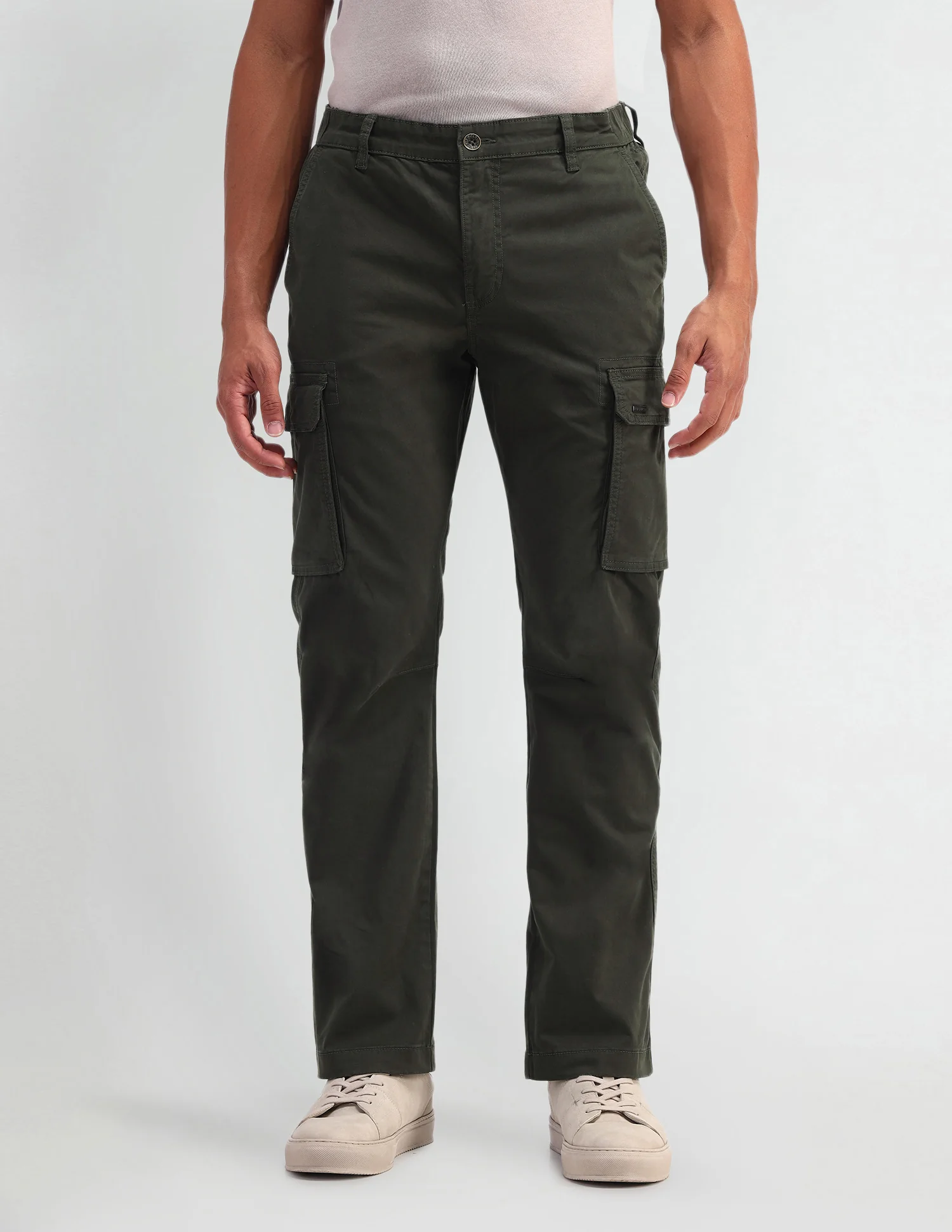 Solid Twill Trousers - Image 6