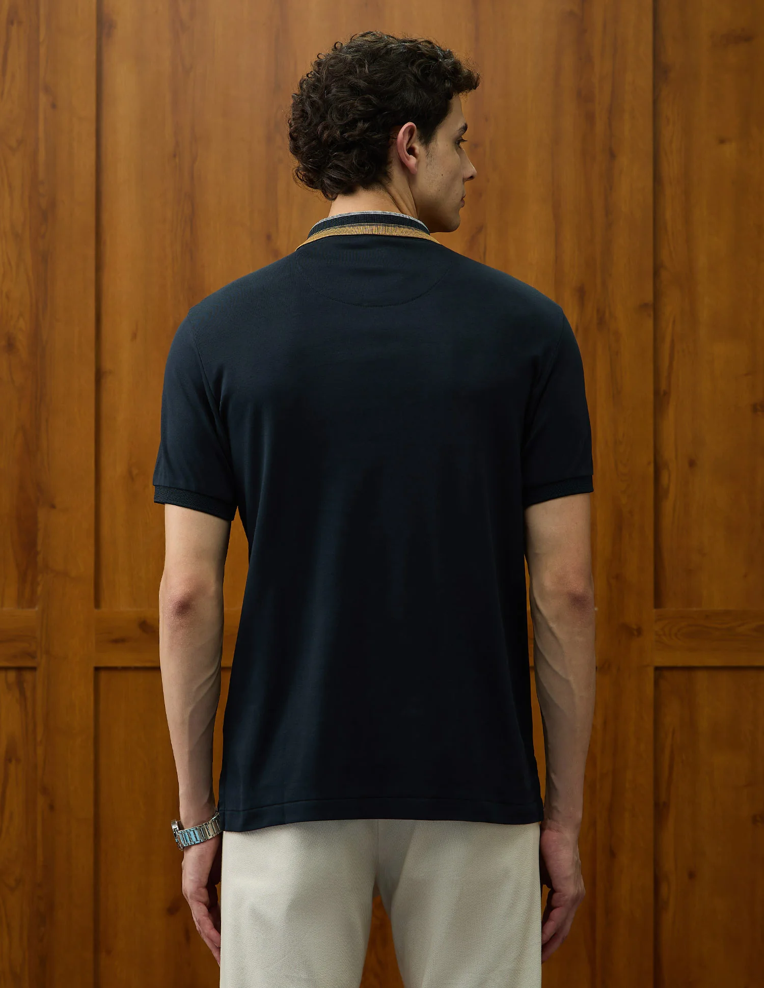 Solid Varsity Theatre Polo Shirt - Image 5