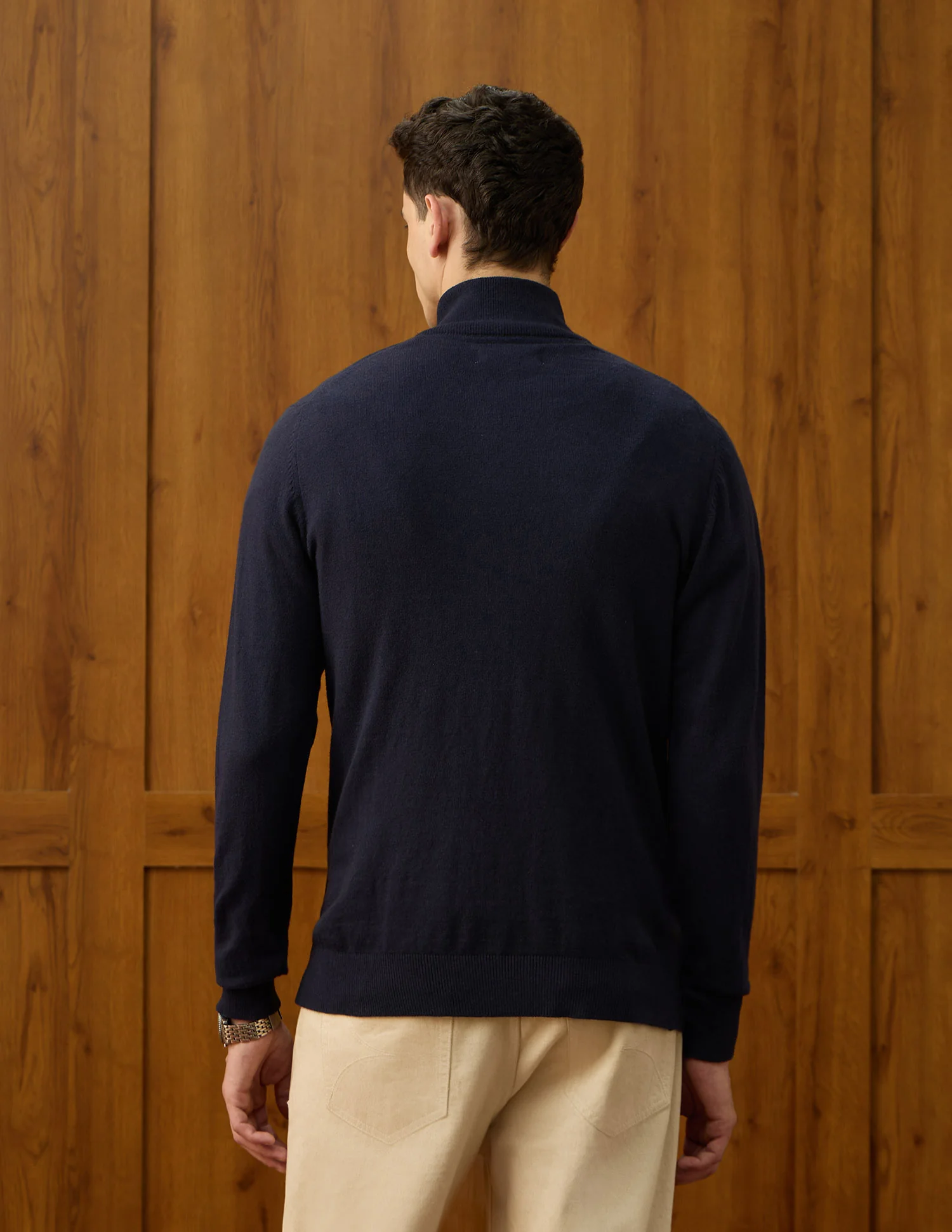 Solid Varsity Theatre Sweater - Image 5