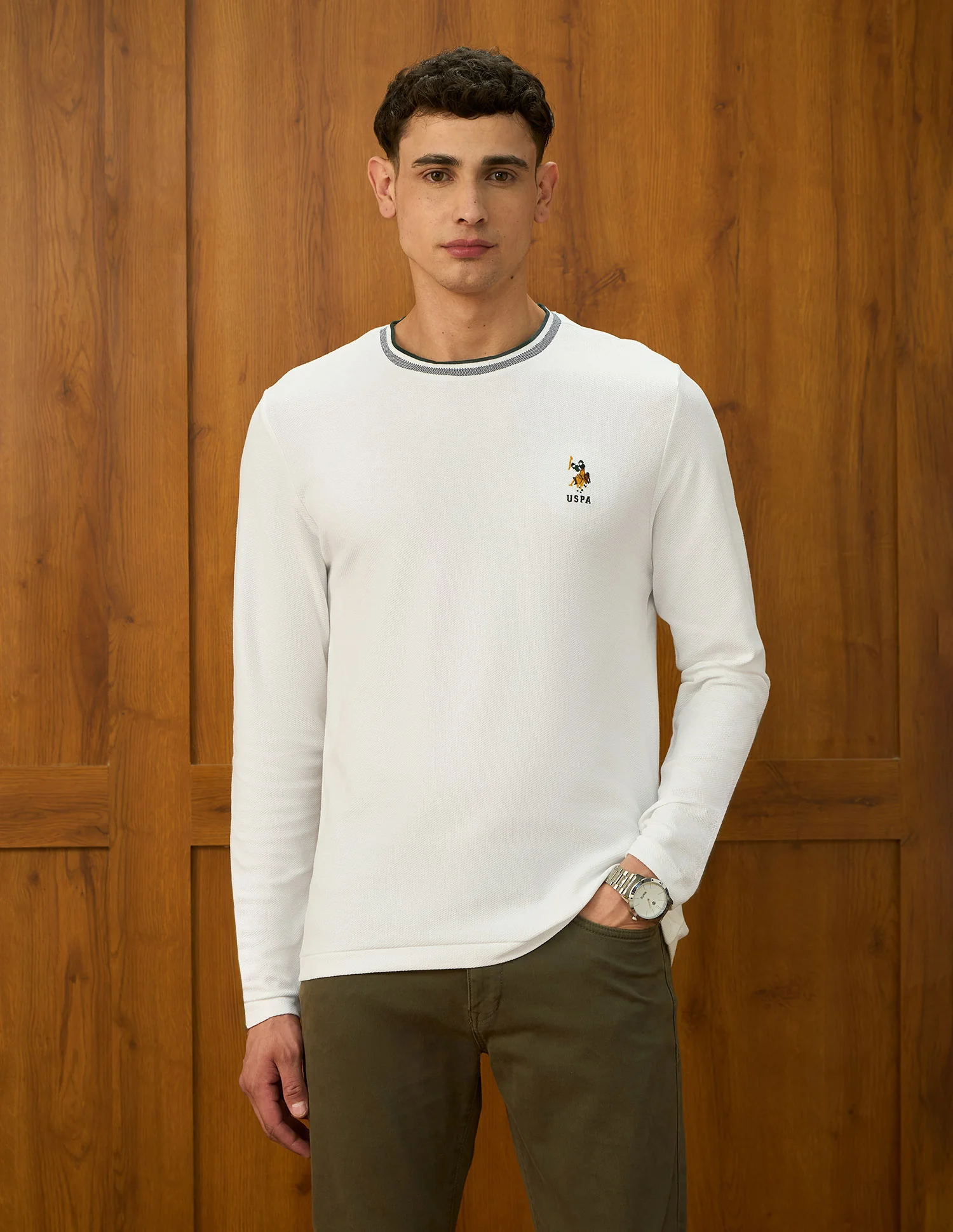 Solid Varsity Theatre T-Shirt - Image 6