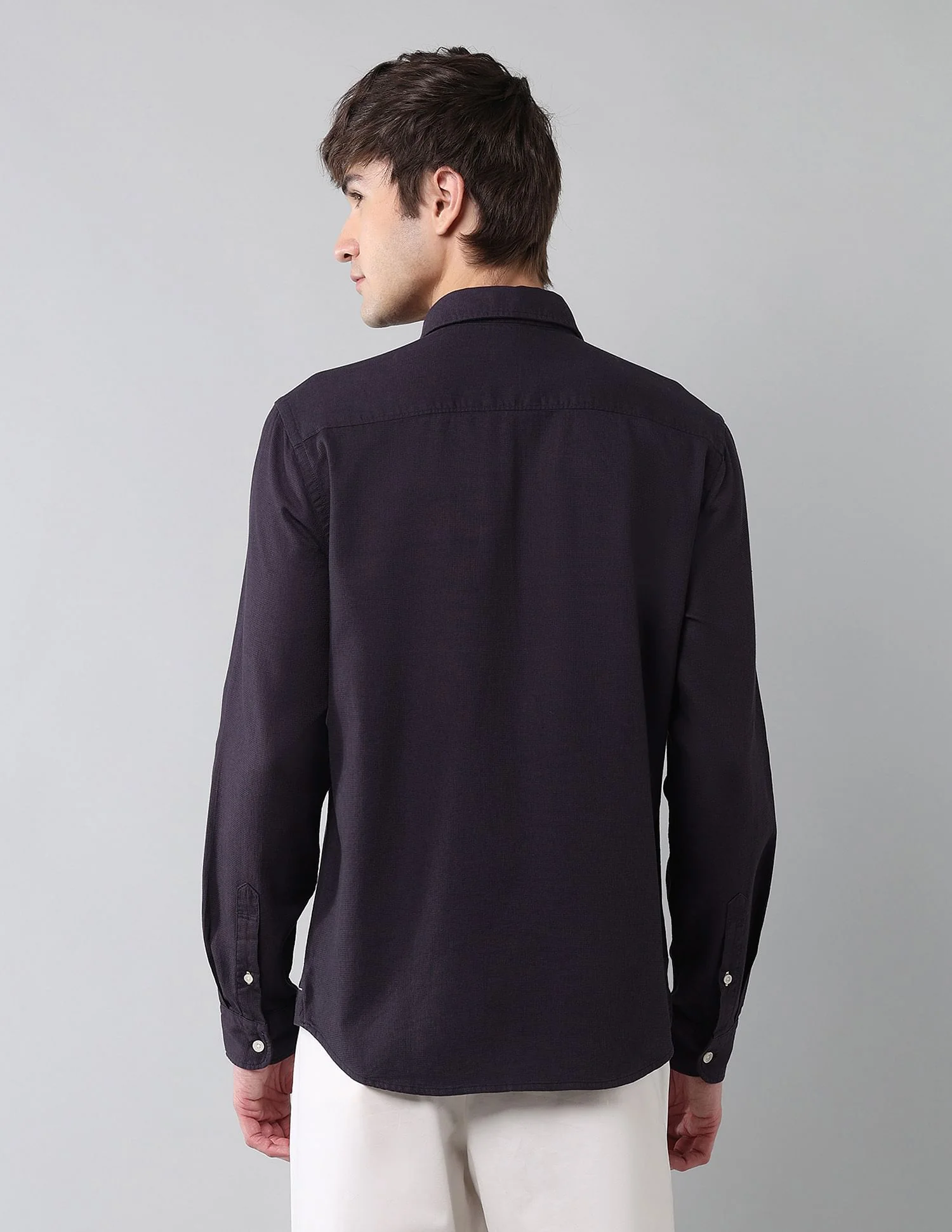 Solid Waffle Dobby Shirt - Image 5
