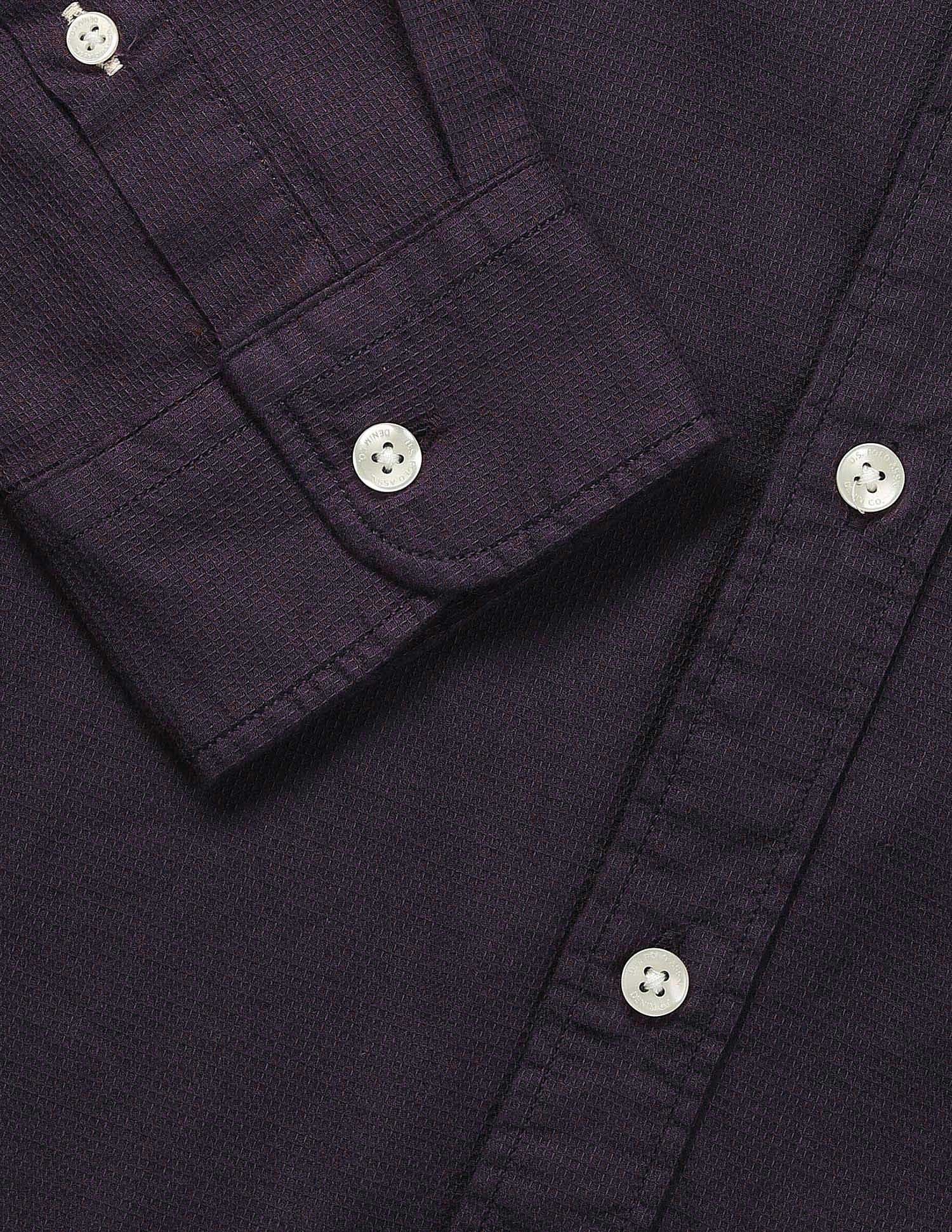 Solid Waffle Dobby Shirt - Image 8
