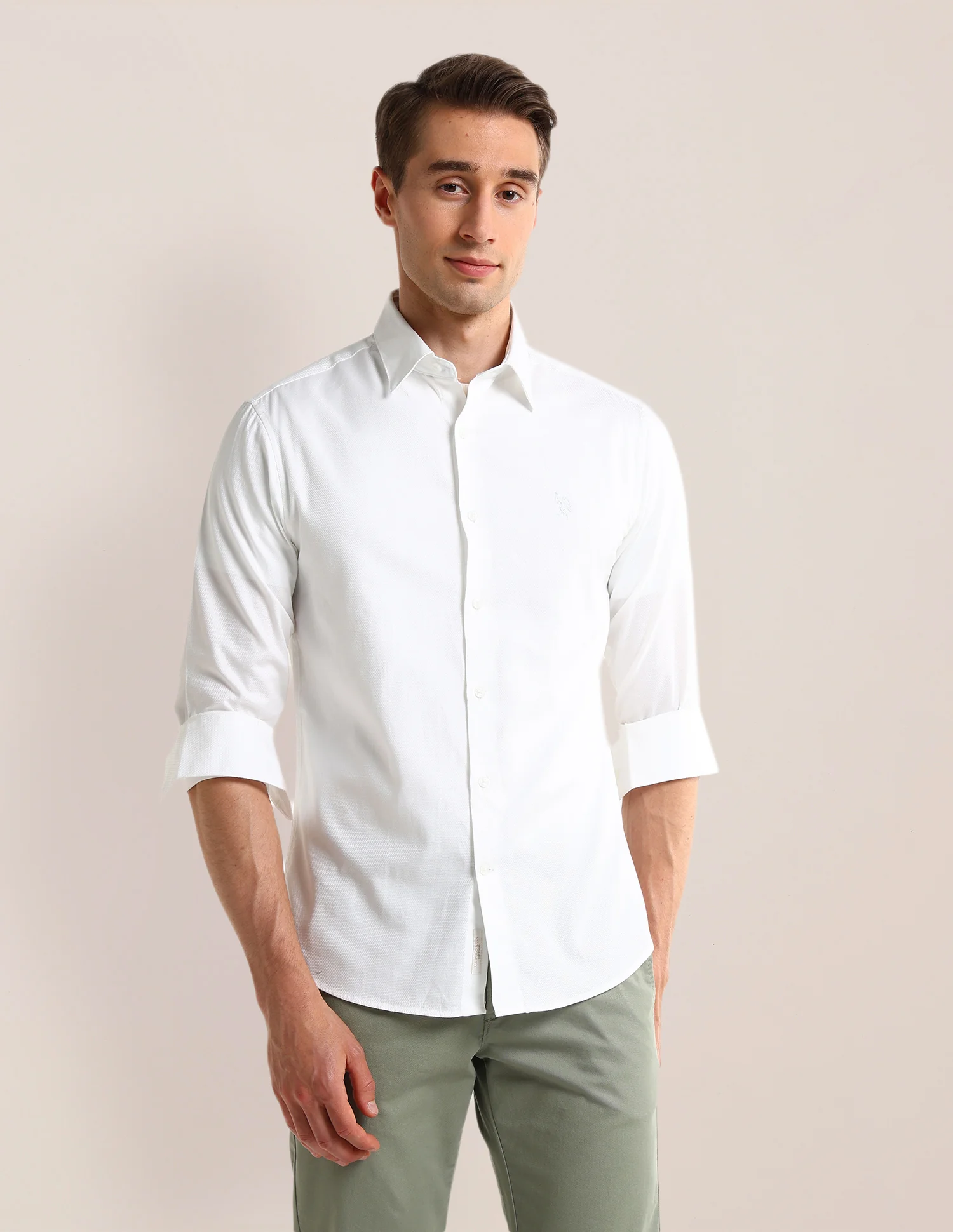 Solid Regular Fit Shirt - Image 7