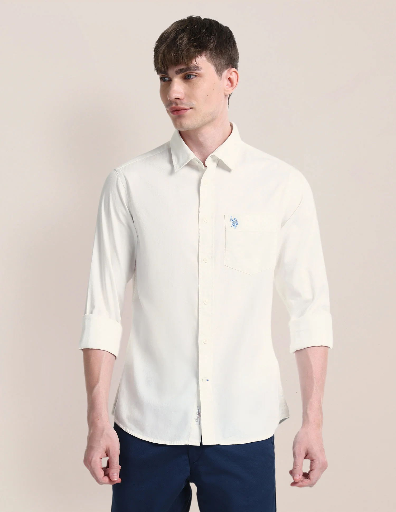 Solid Slim Fit Shirt