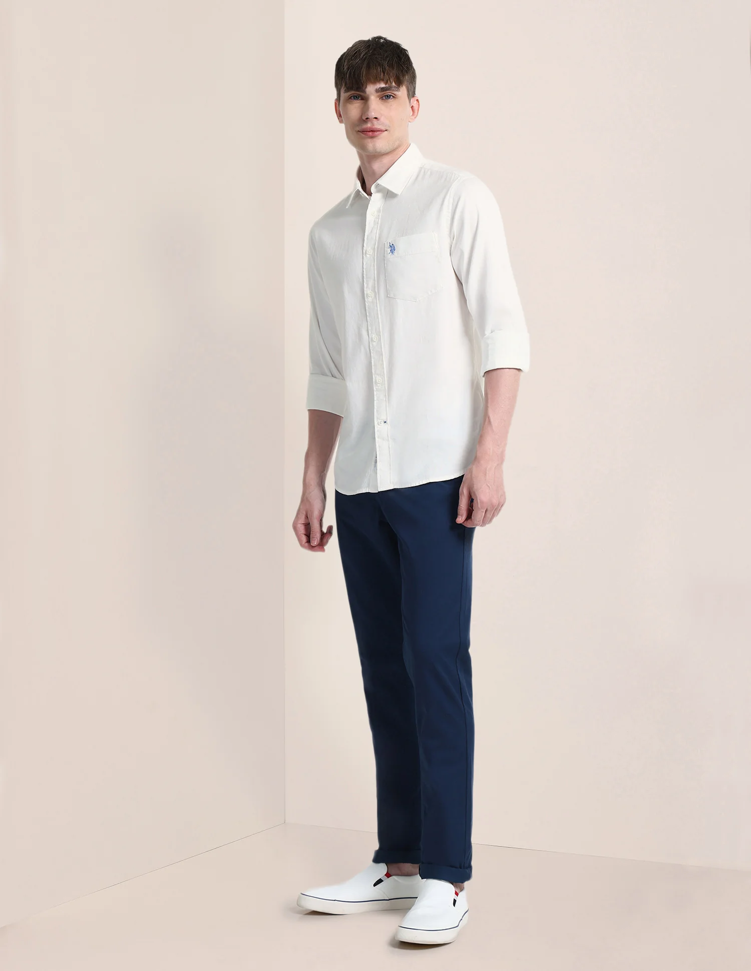 Solid Slim Fit Shirt - Image 3
