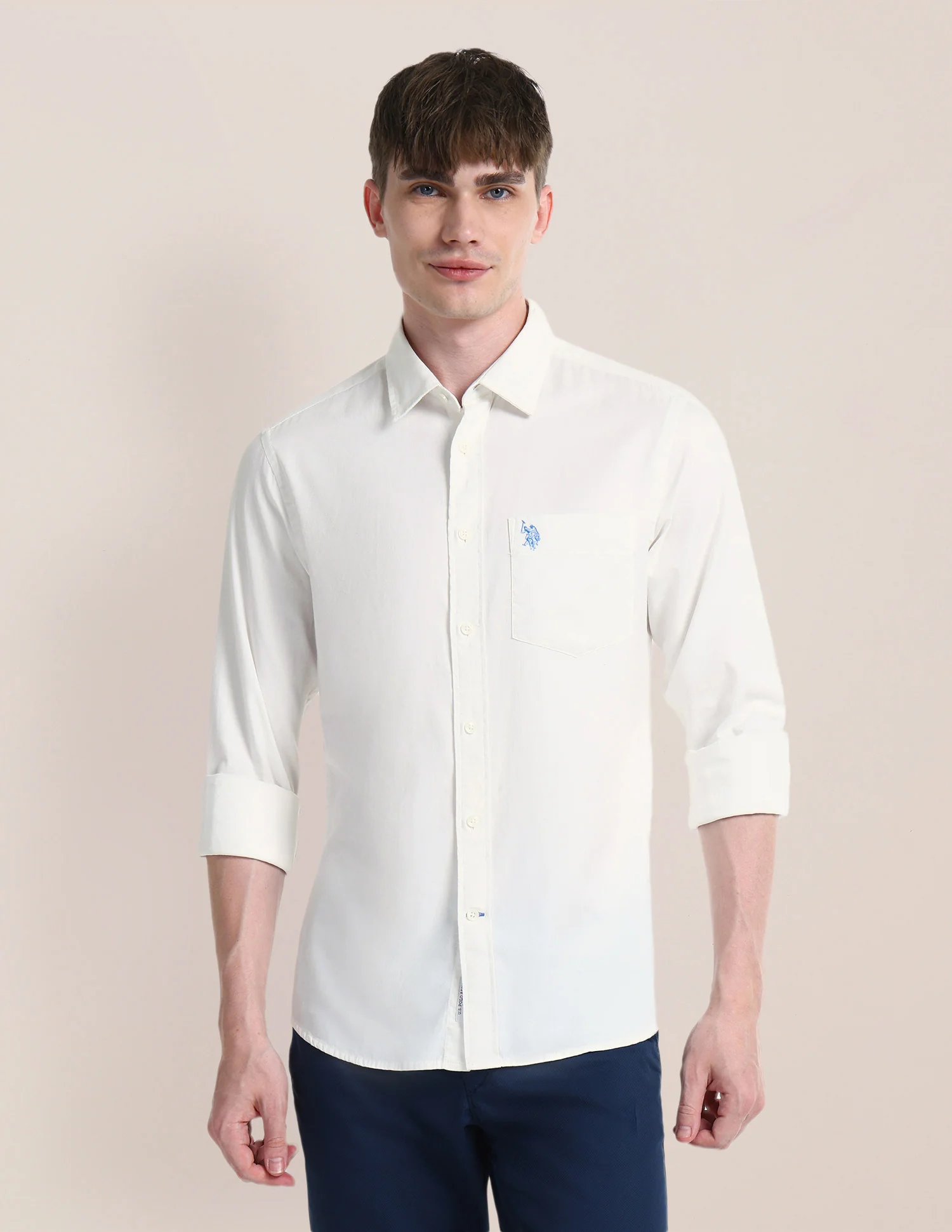 Solid Slim Fit Shirt - Image 6