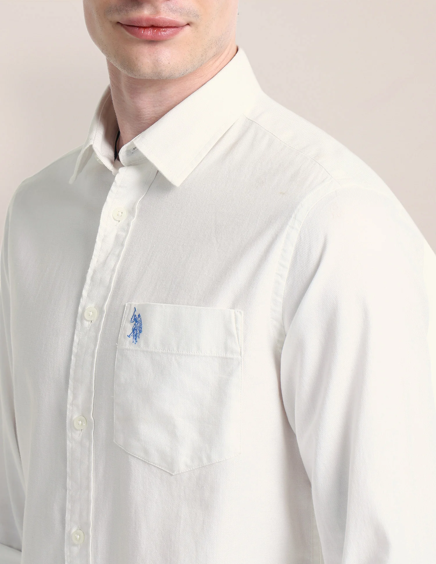 Solid Slim Fit Shirt - Image 7
