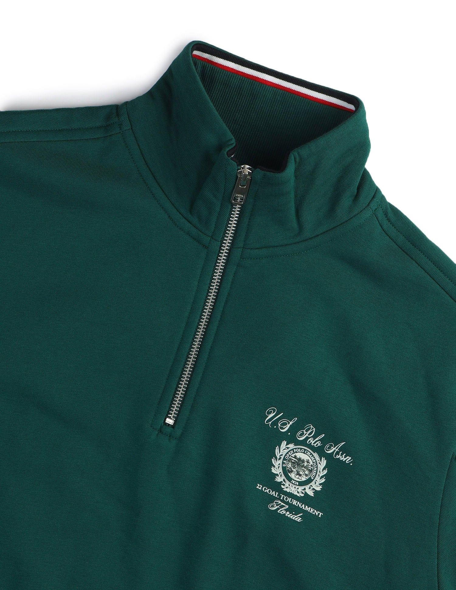 Solid Zipper Sweatshirt - Image 8