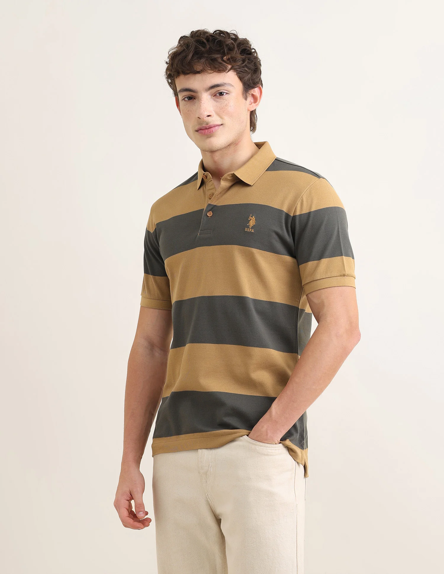 Sotogrande Horizontal Striped Polo Shirt - Image 4