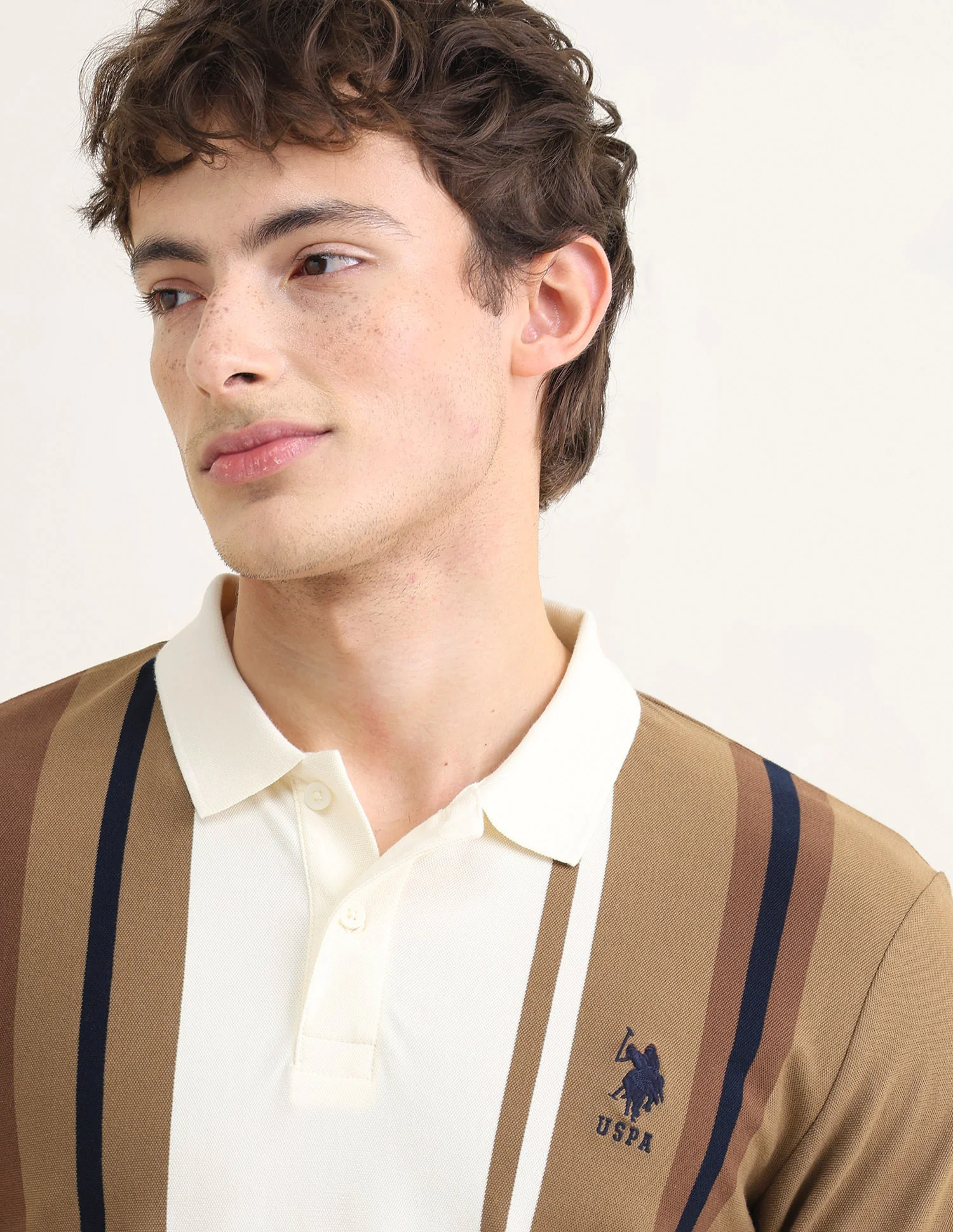 Sotogrande Vertical Striped Polo Shirt - Image 7
