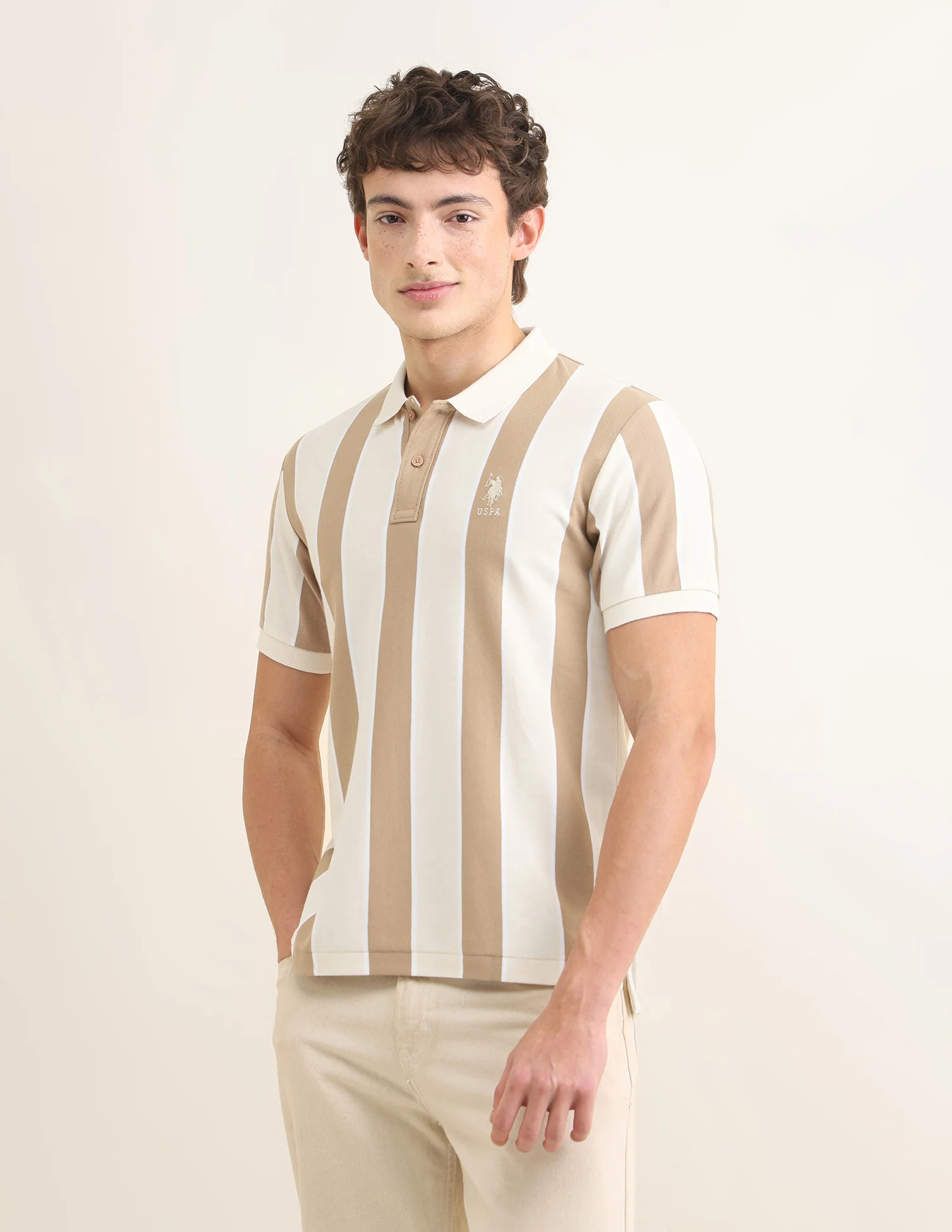 Sotogrande Vertical Striped Polo Shirt - Image 4