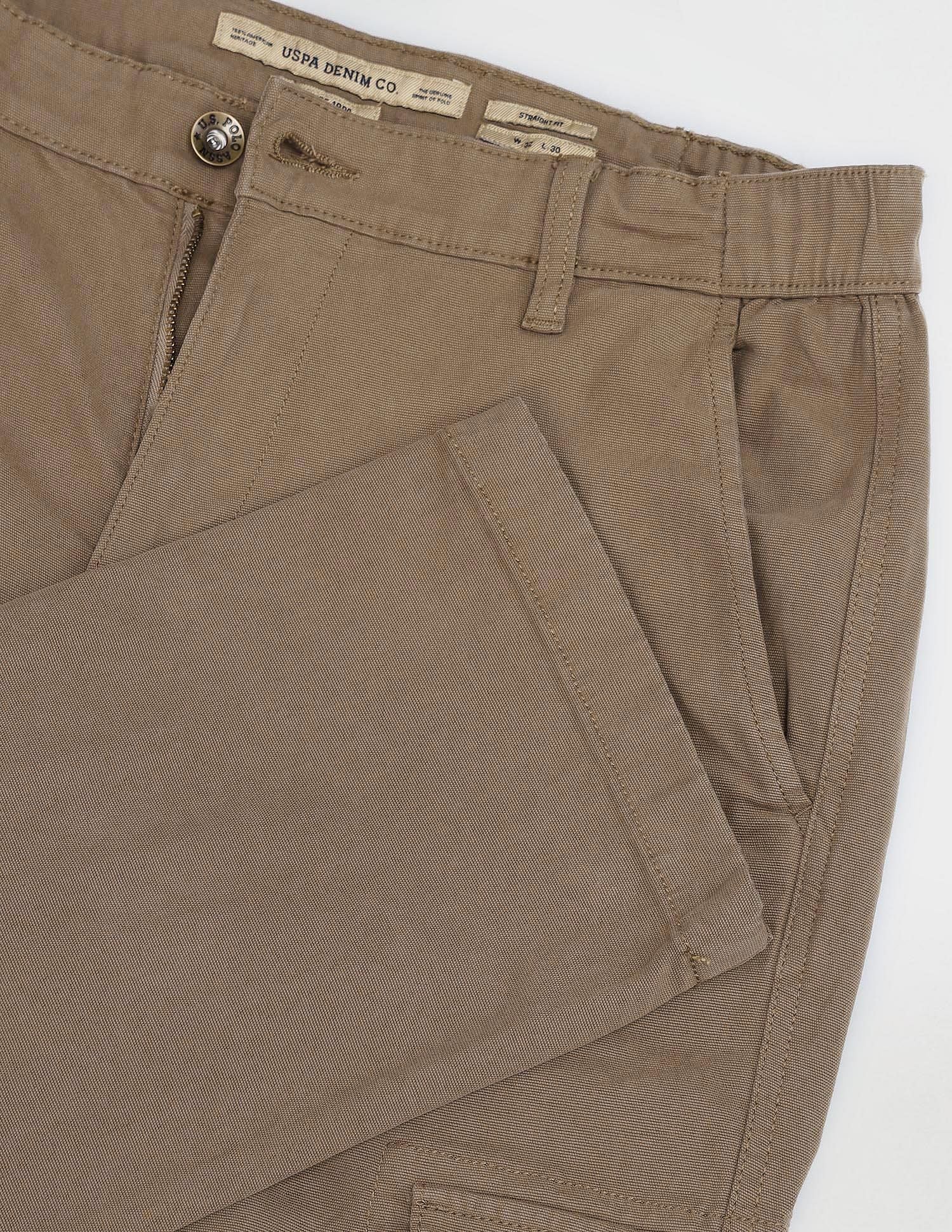 Straight Fit Cargo Trousers - Image 2