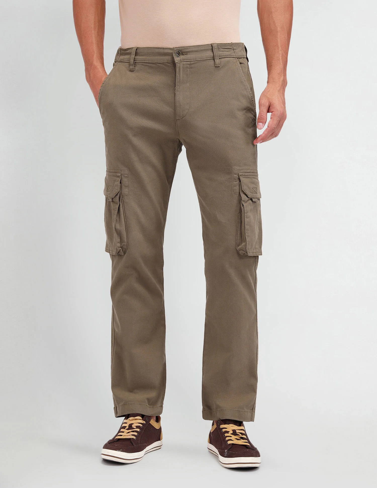 Straight Fit Cargo Trousers - Image 6