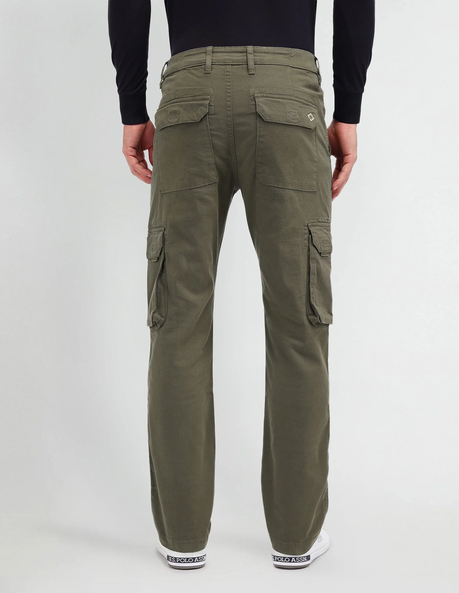 Straight Fit Cargo Trousers - Image 5