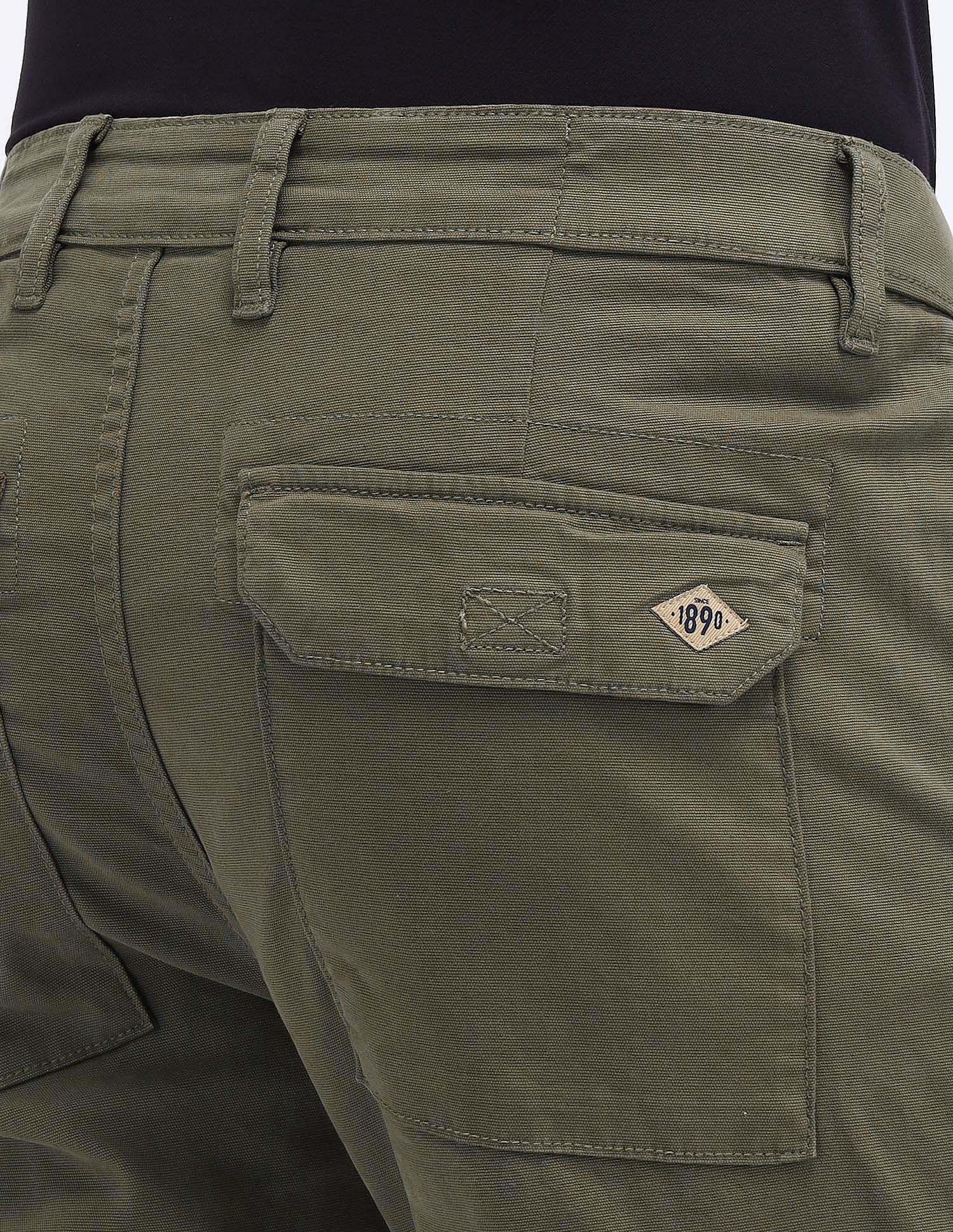 Straight Fit Cargo Trousers - Image 8