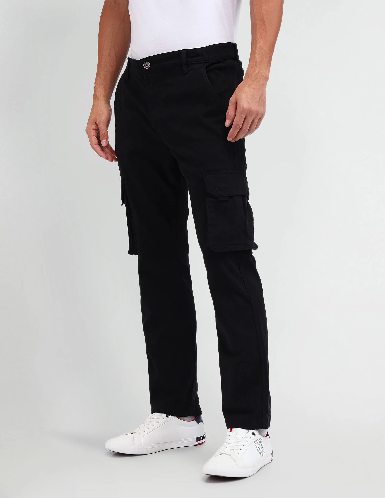 Straight Fit Cargo Trousers - Image 4