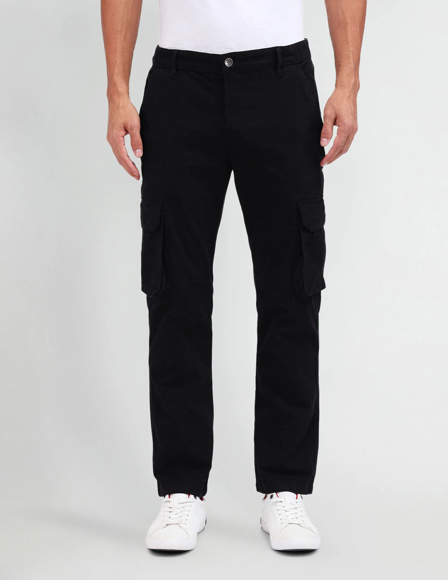 Straight Fit Cargo Trousers - Image 6
