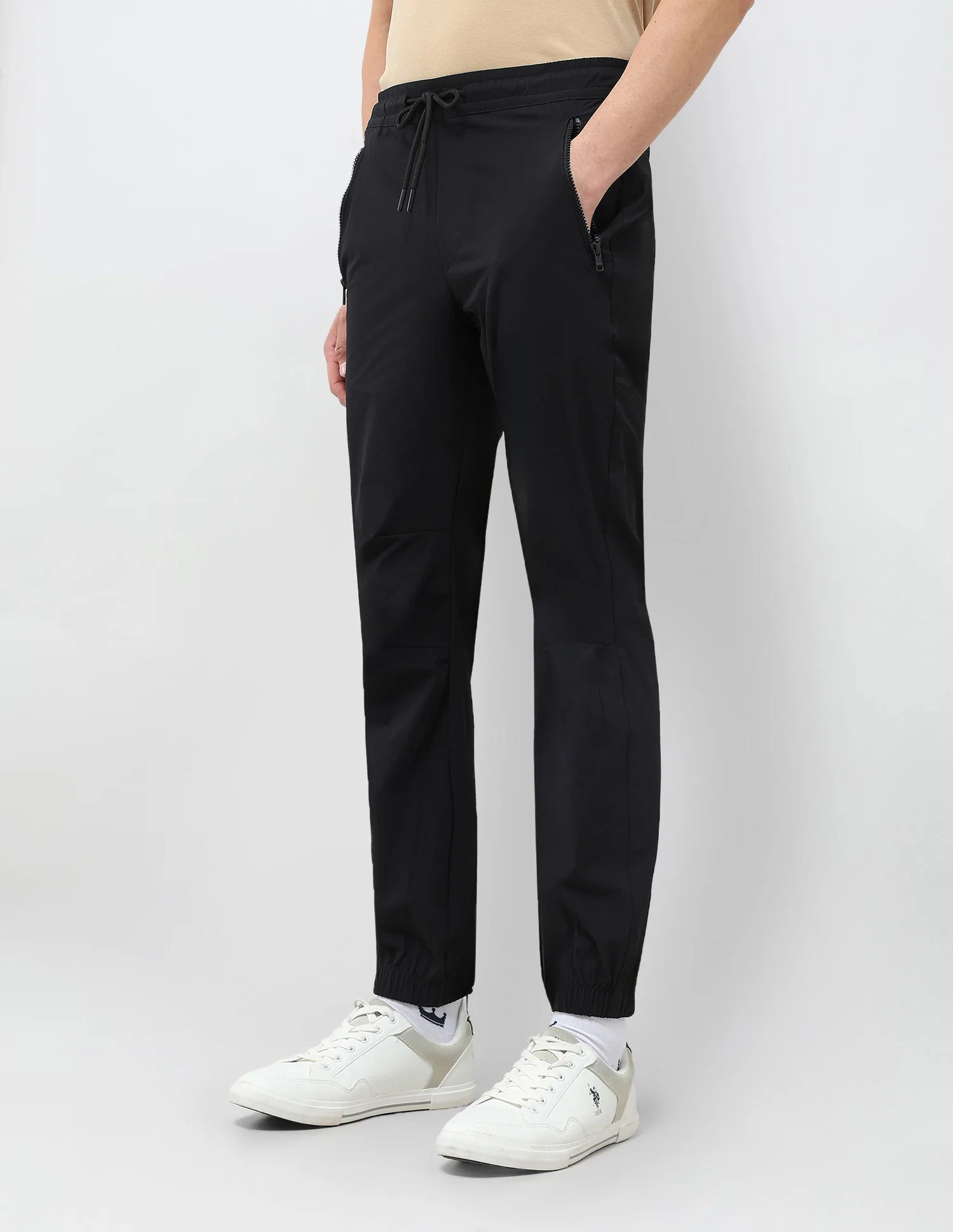 Straight Fit Mid Rise Joggers - Image 4