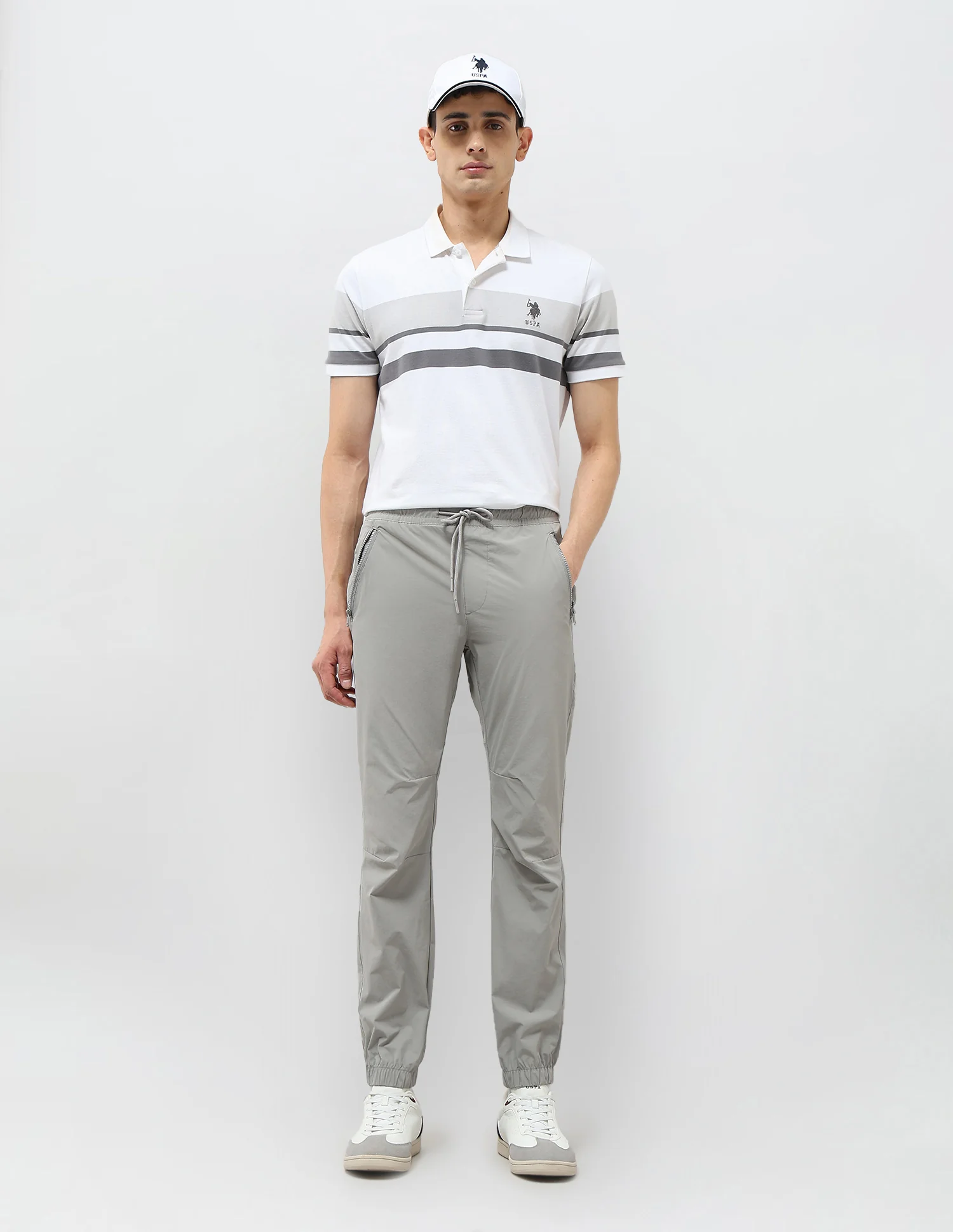 Straight Fit Mid Rise Joggers - Image 3