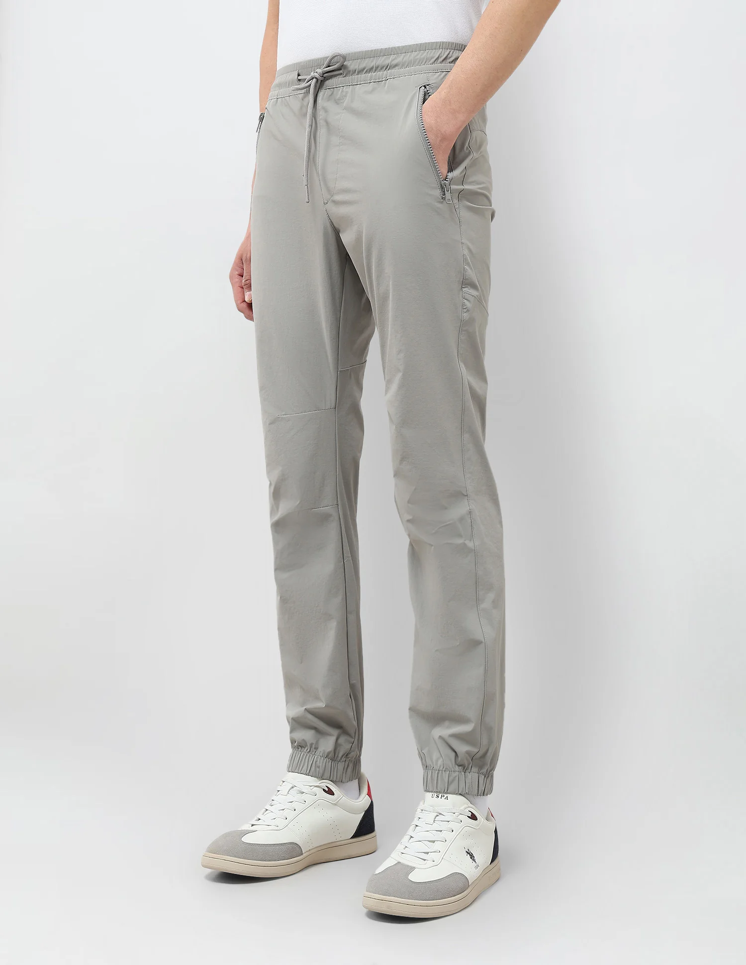 Straight Fit Mid Rise Joggers - Image 4