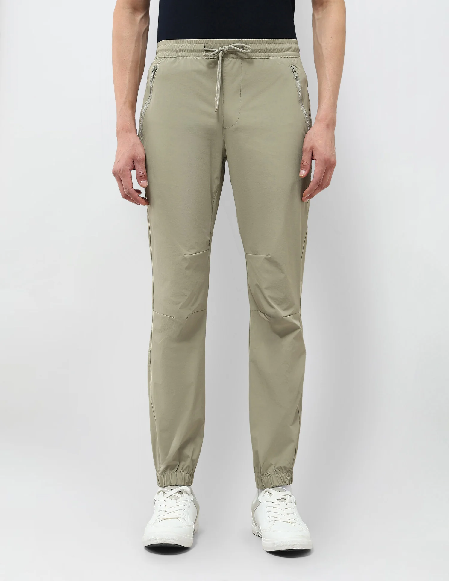 Straight Fit Mid Rise Joggers - Image 6