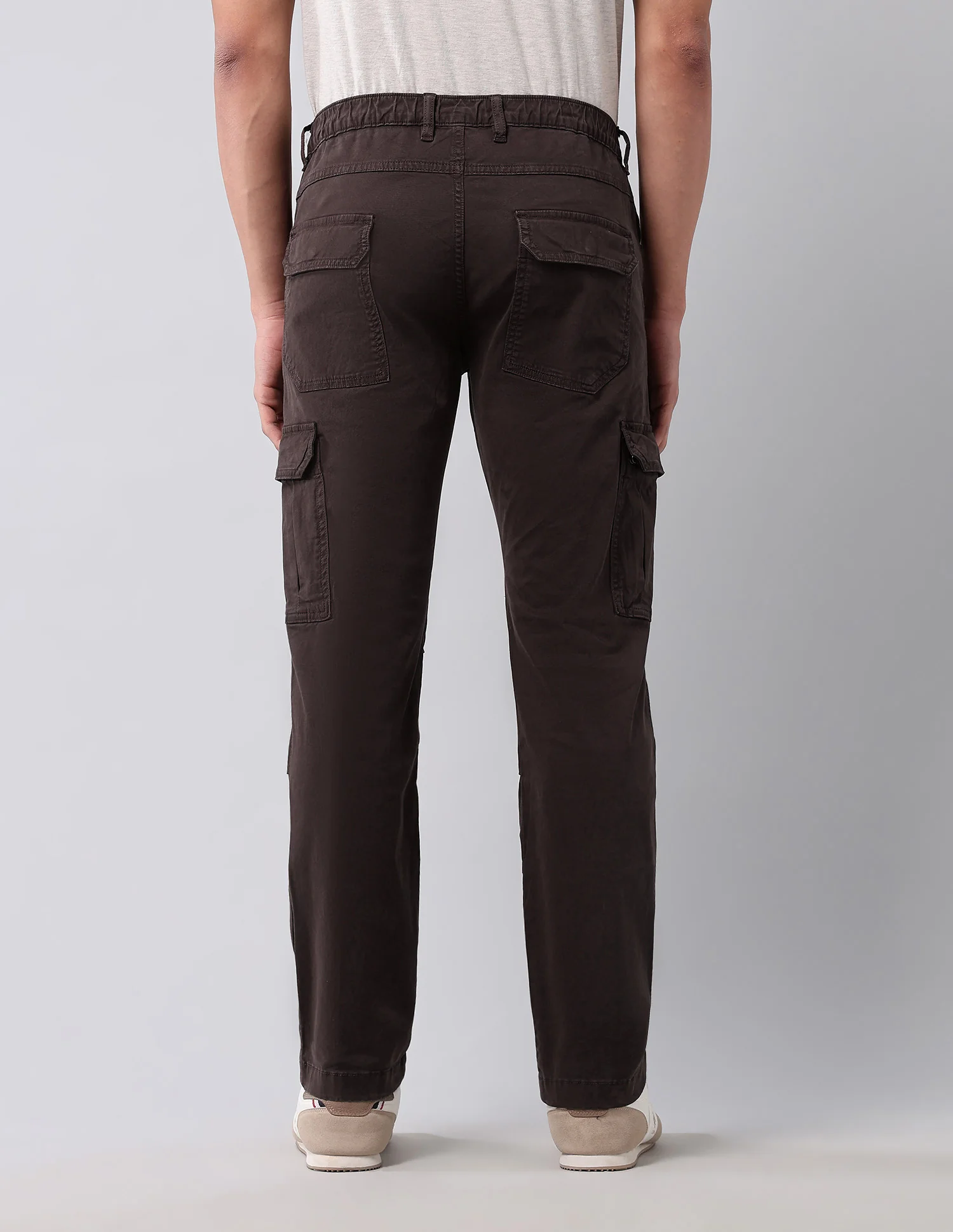 Straight Fit Pure Cotton Cargos - Image 5