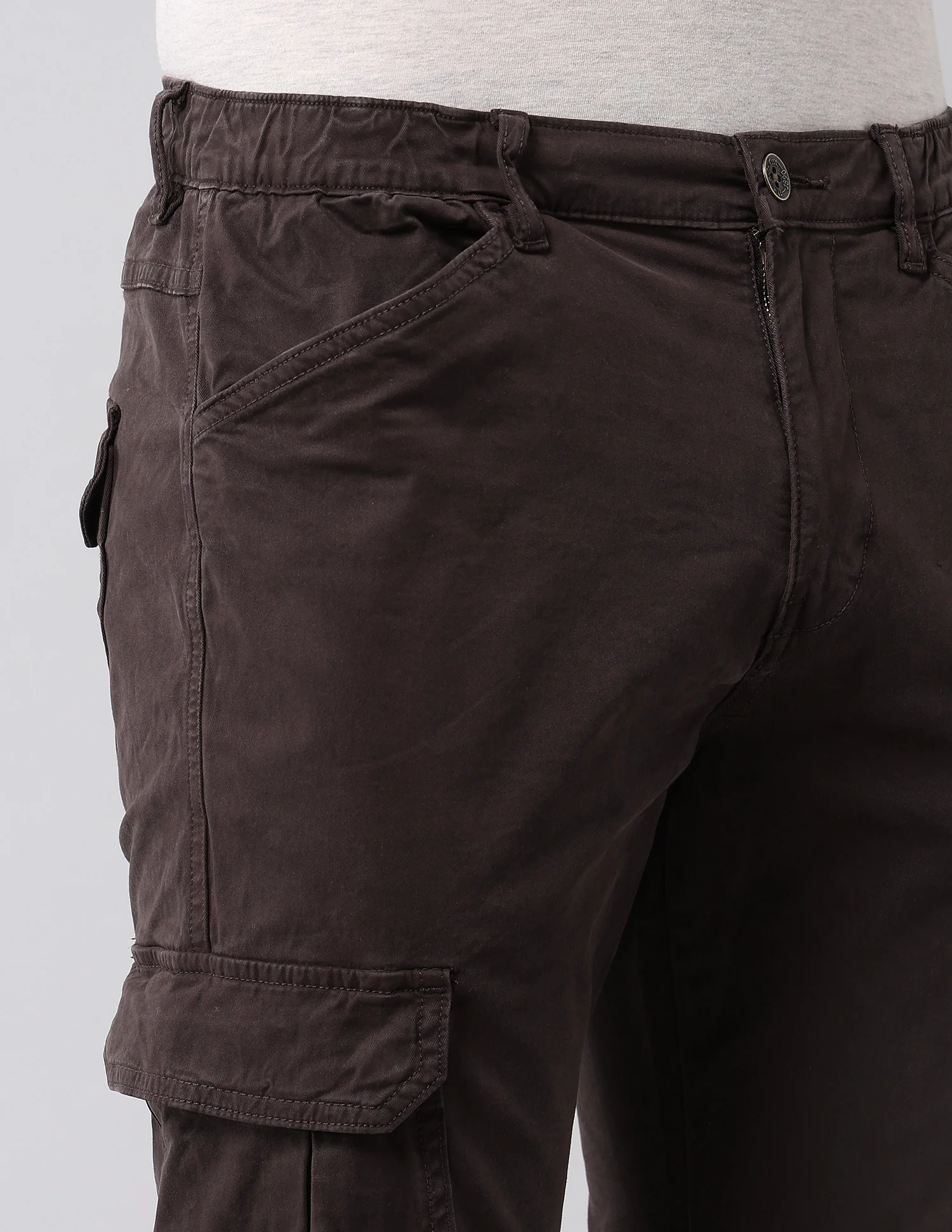 Straight Fit Pure Cotton Cargos - Image 7