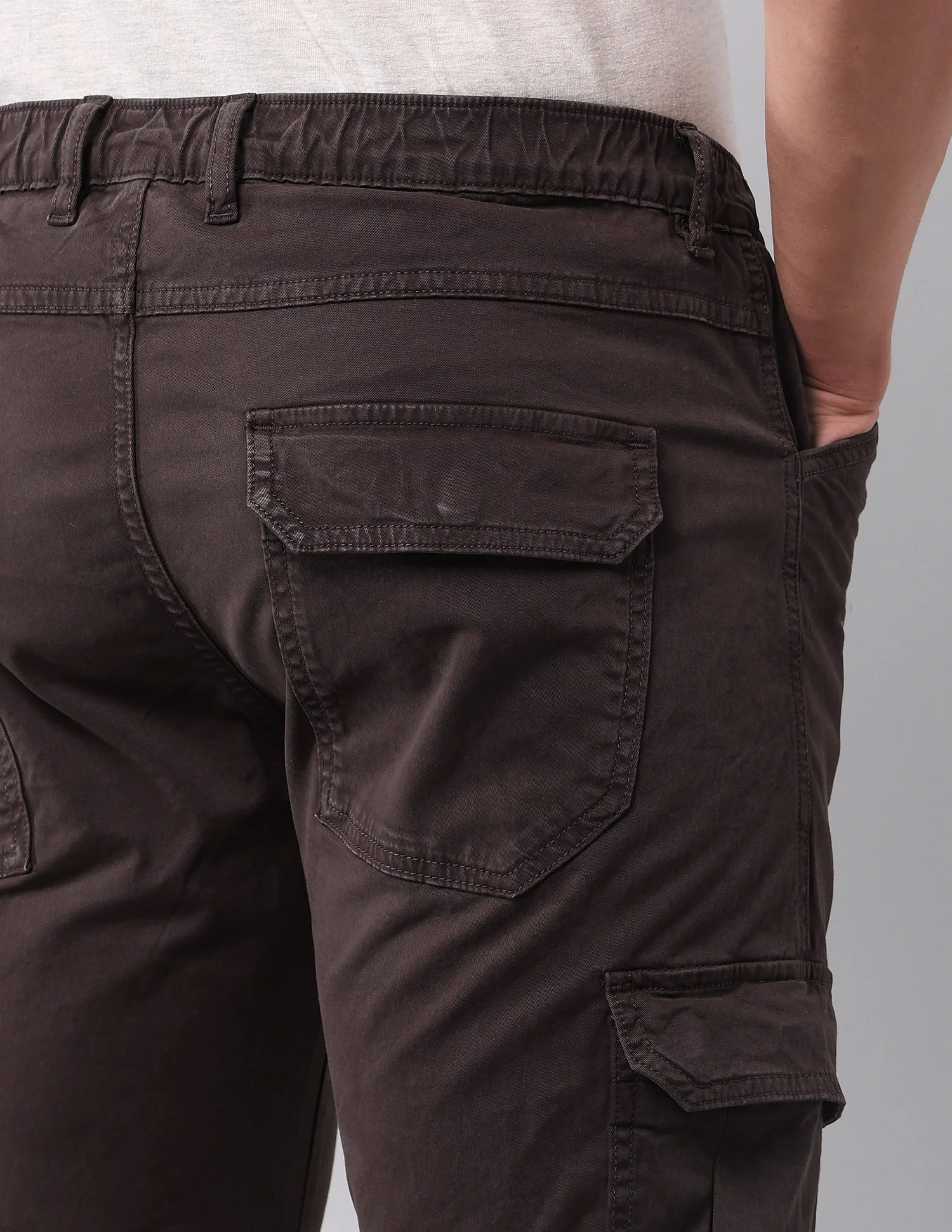 Straight Fit Pure Cotton Cargos - Image 8