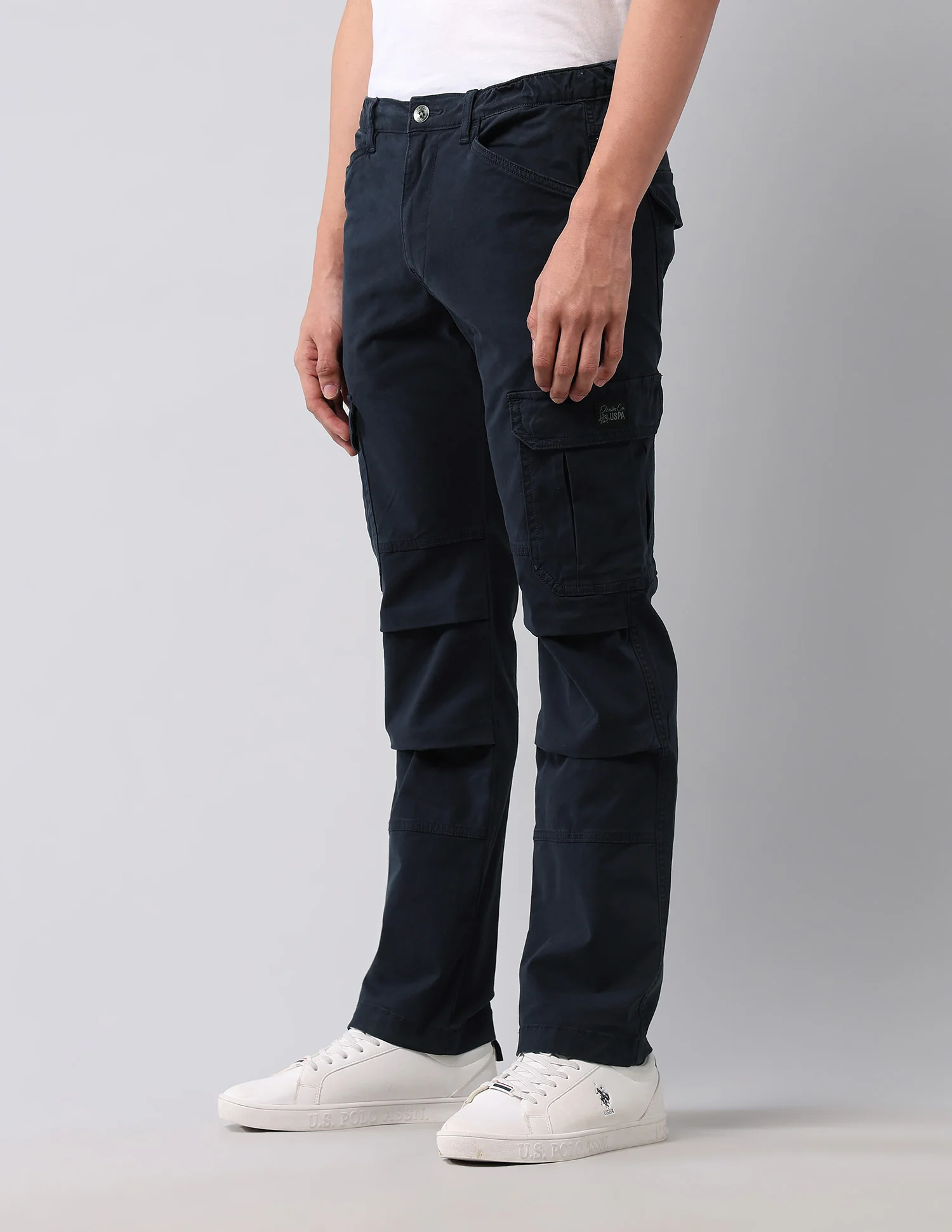 Straight Fit Pure Cotton Cargos - Image 4